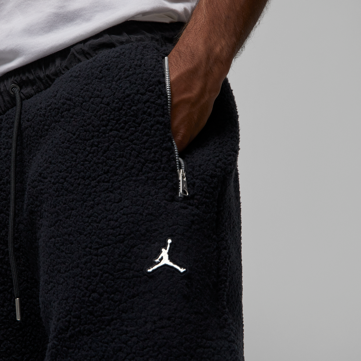 Jordan Essential Winter Statement Fleece Pants (Black/Sail) - Jordan Essential Winter Statement Fleece Pants (Black/Sail) - 
