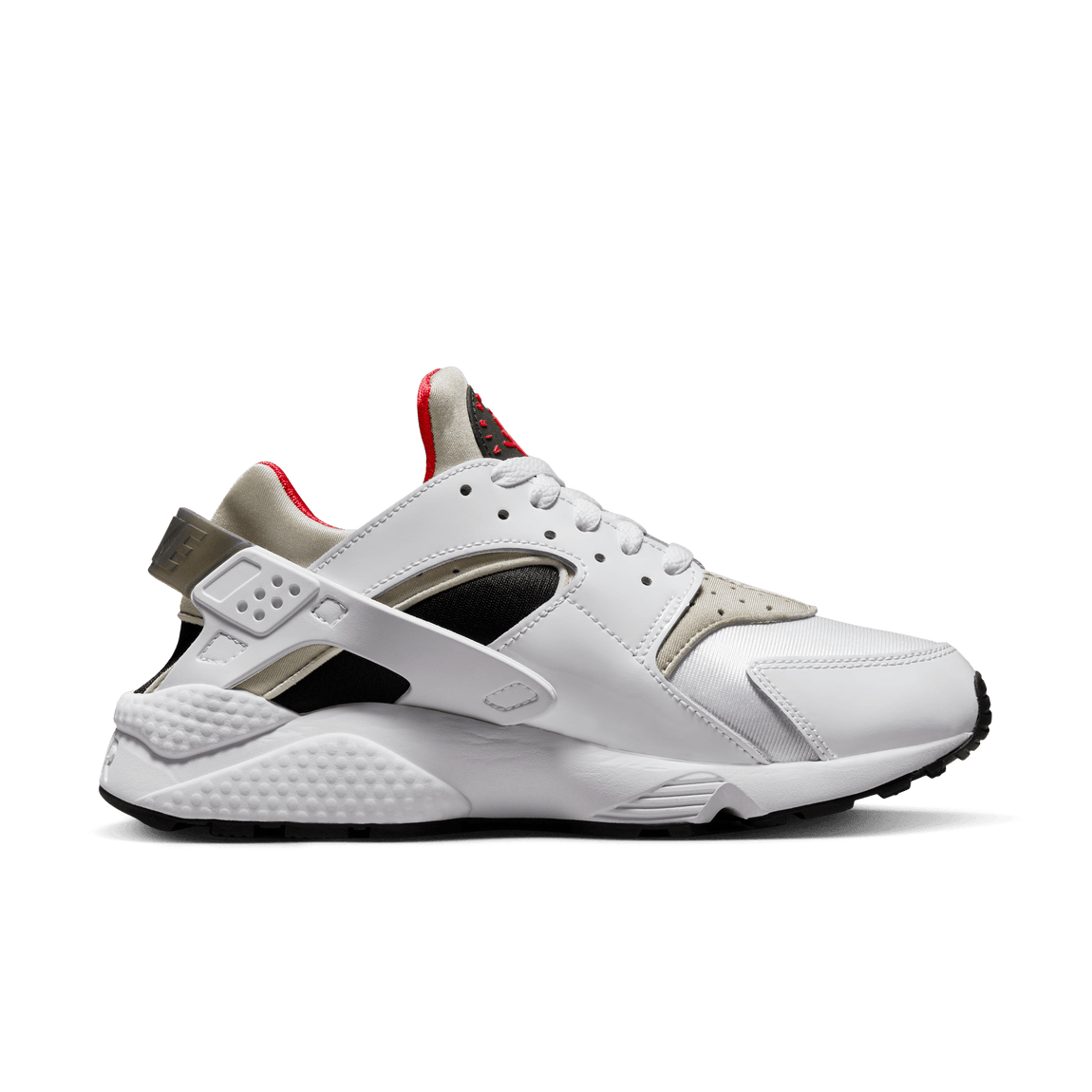 Nike Women's Air Huarache (White/Black-Lt Iron Ore-Univ Red) - Nike Women's Air Huarache (White/Black-Lt Iron Ore-Univ Red) - 