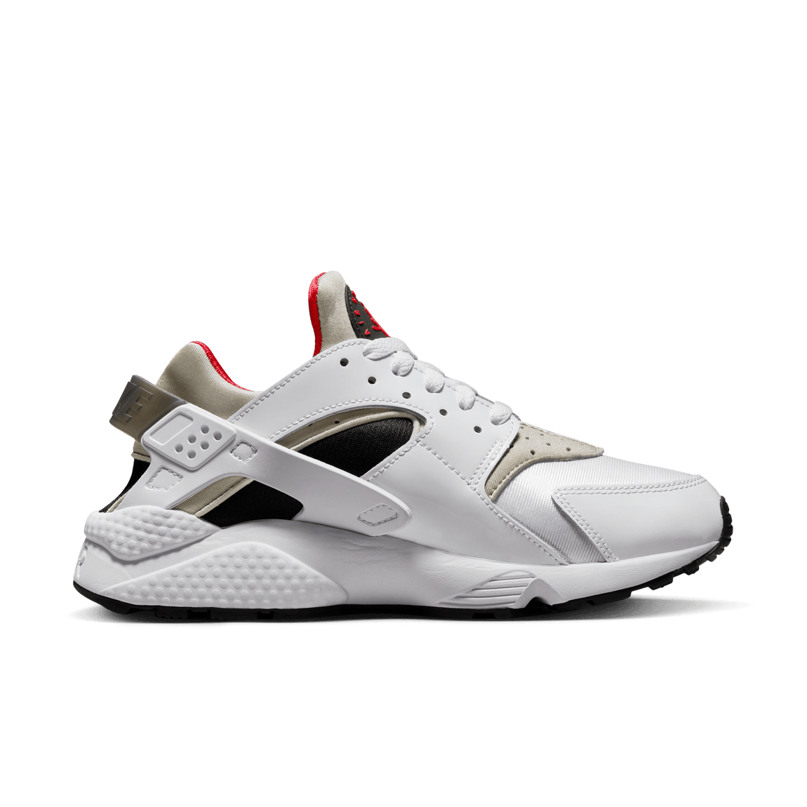 Nike Women's Air Huarache (White/Black-Lt Ore-Univ Red) Centre