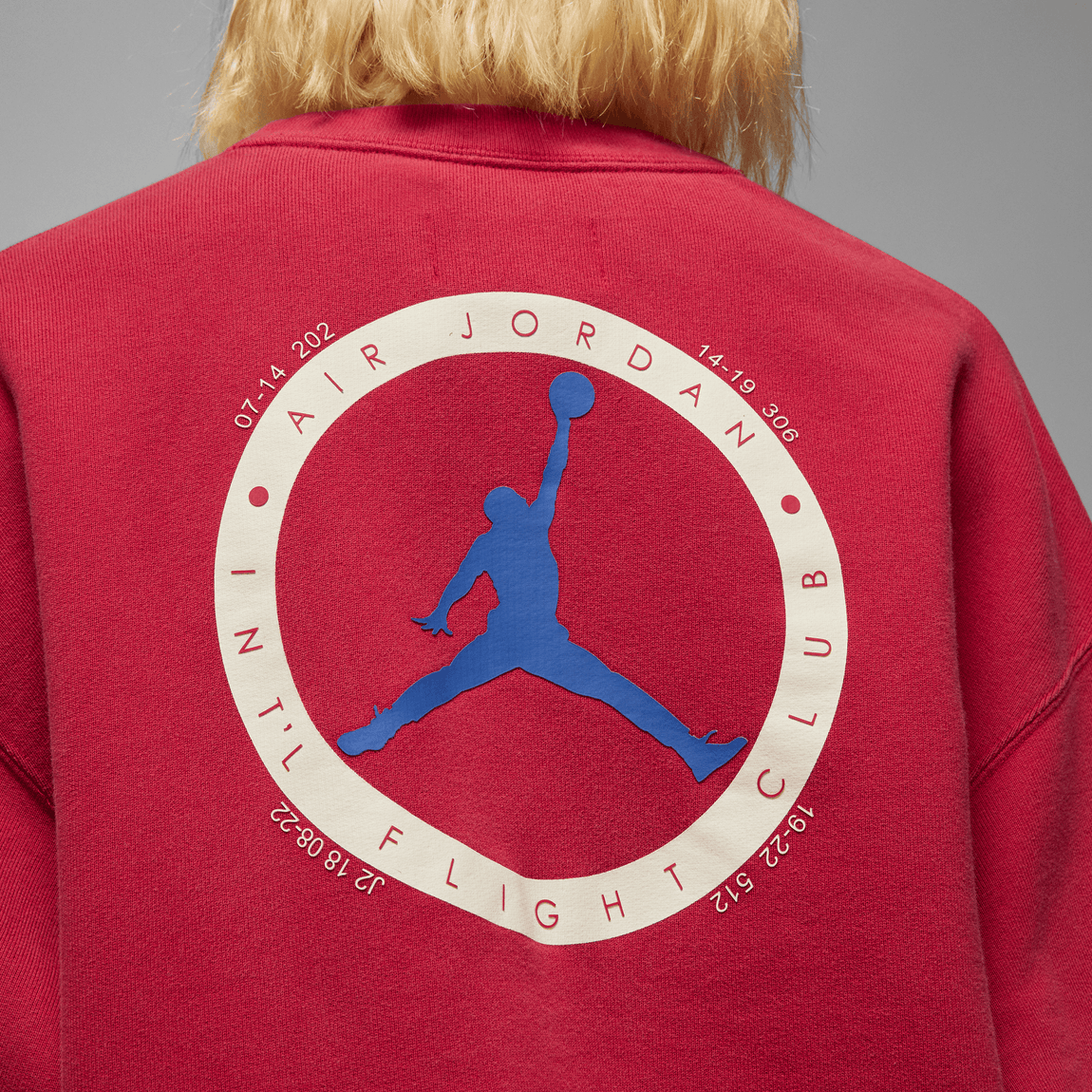 Jordan X Two18 Women's Sweatshirt (Gym Red/Coconut Milk) - Jordan X Two18 Women's Sweatshirt (Gym Red/Coconut Milk) - 