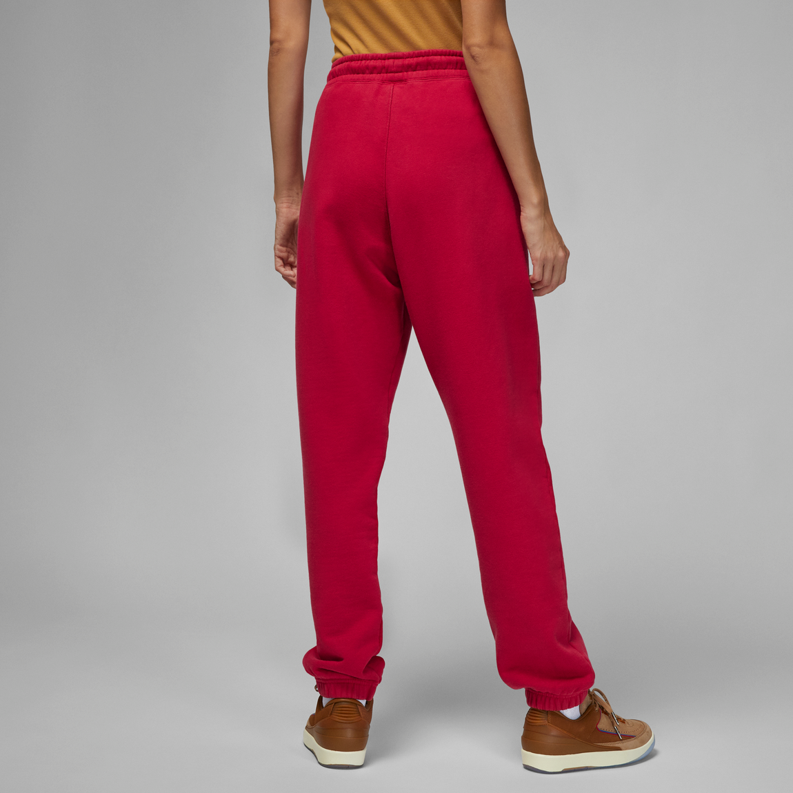 Jordan X TWO18 Women's Fleece Pants (Gym Red/Coconut Milk) - Jordan X TWO18 Women's Fleece Pants (Gym Red/Coconut Milk) - 