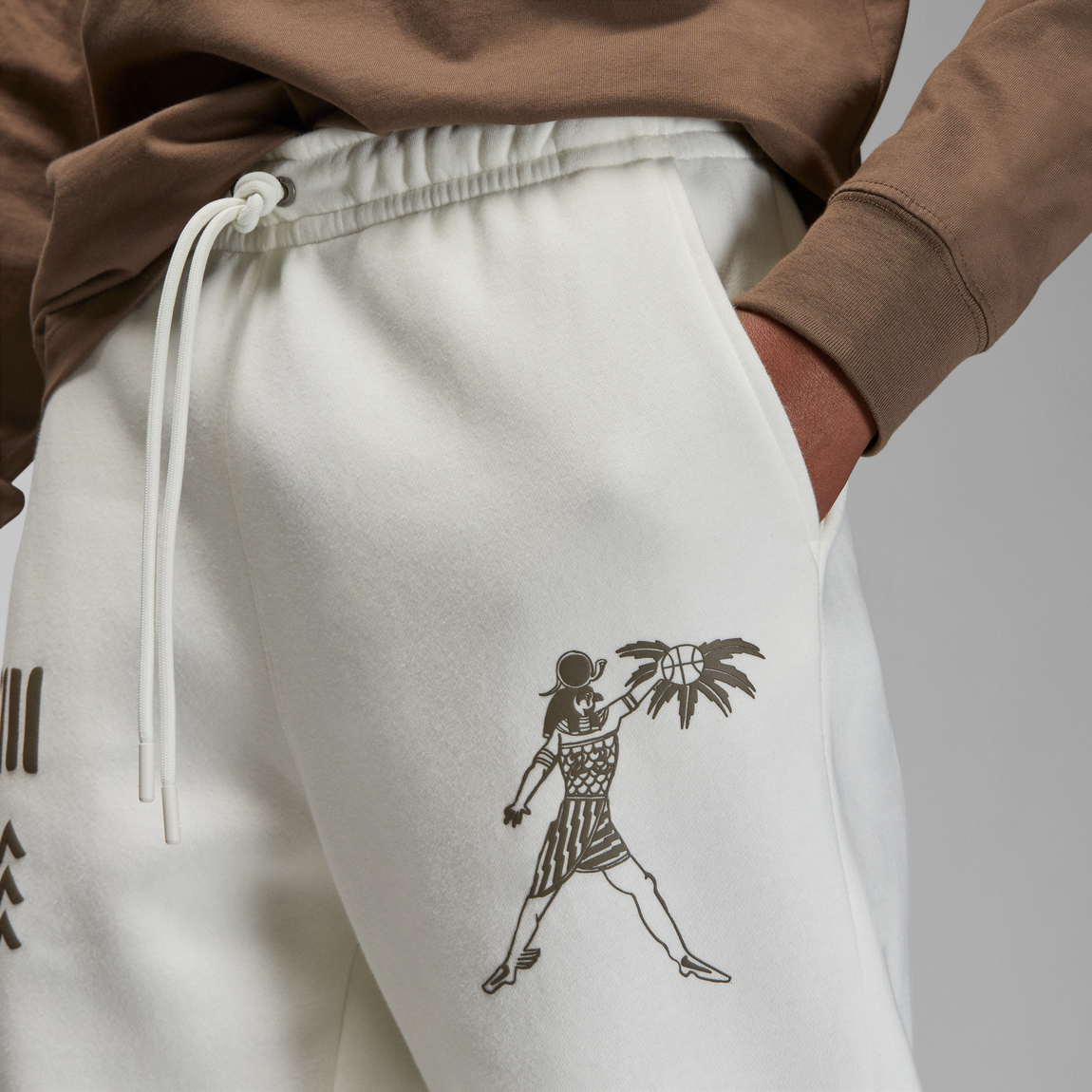 Jordan X Umar Rashid Artist Series Pants (Sail/Palomino) - Jordan X Umar Rashid Artist Series Pants (Sail/Palomino) - 