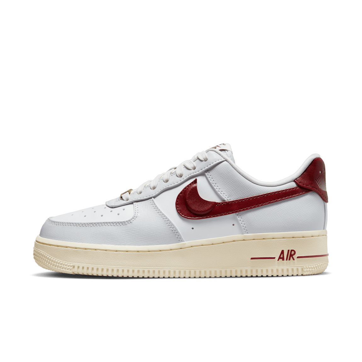 Women's Nike Air Force 1 '07 SE (Photon Dust/Team Red/Summit White-Muslin) - Women's Nike Air Force 1 '07 SE (Photon Dust/Team Red/Summit White-Muslin) - 