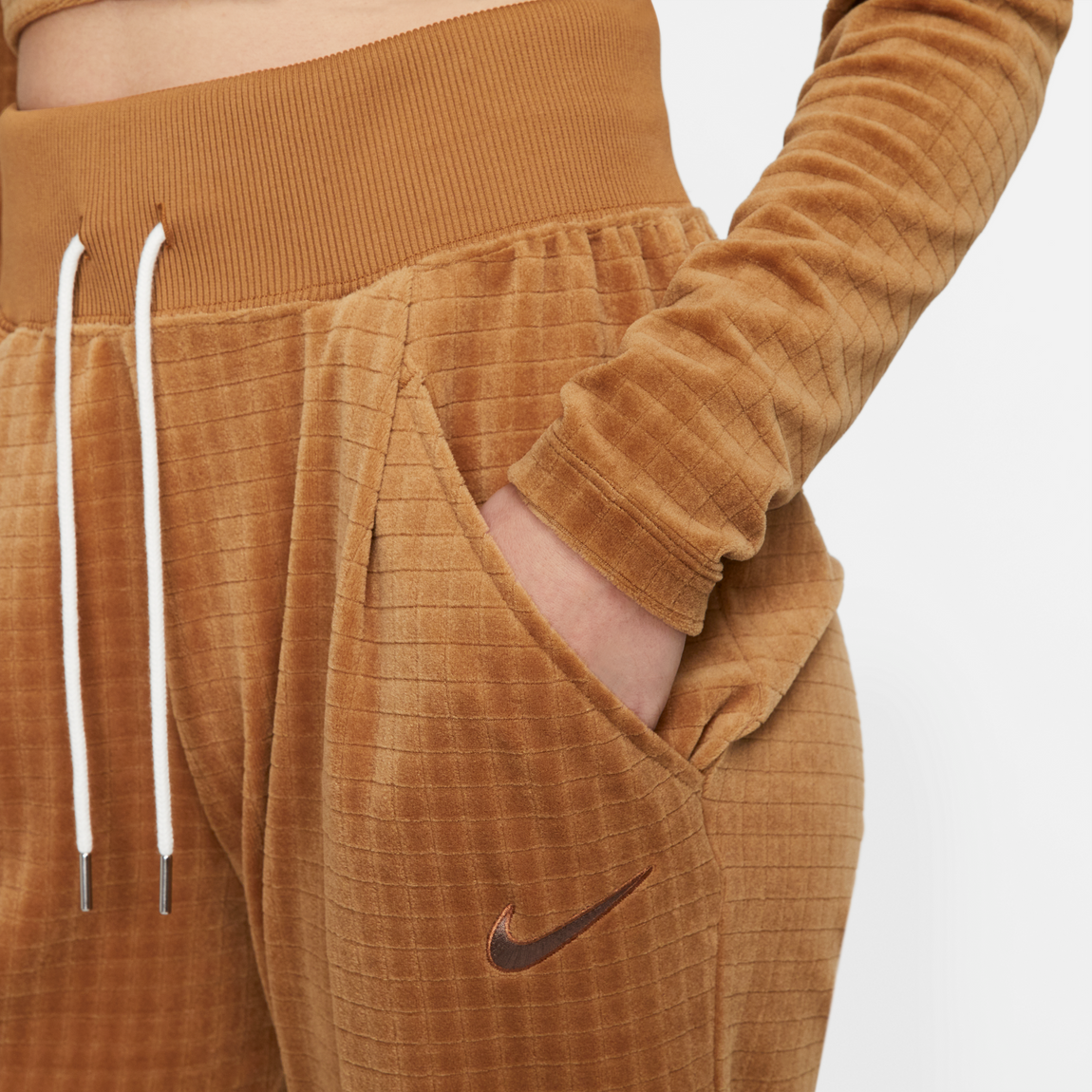 Velour top nike tracksuit