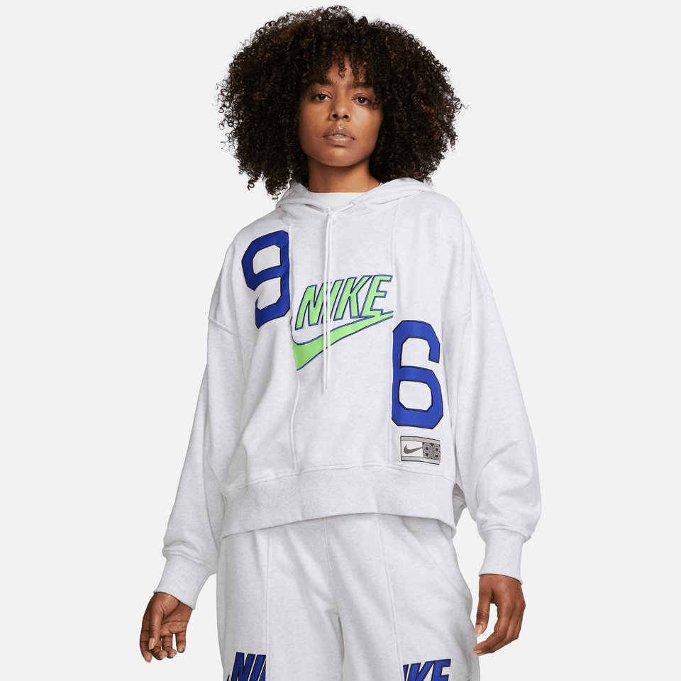 Women's Nike Sportswear Circa 96 Fleece Hoodie (Birch Heather) - Women's - Hoodies & Sweatshirts