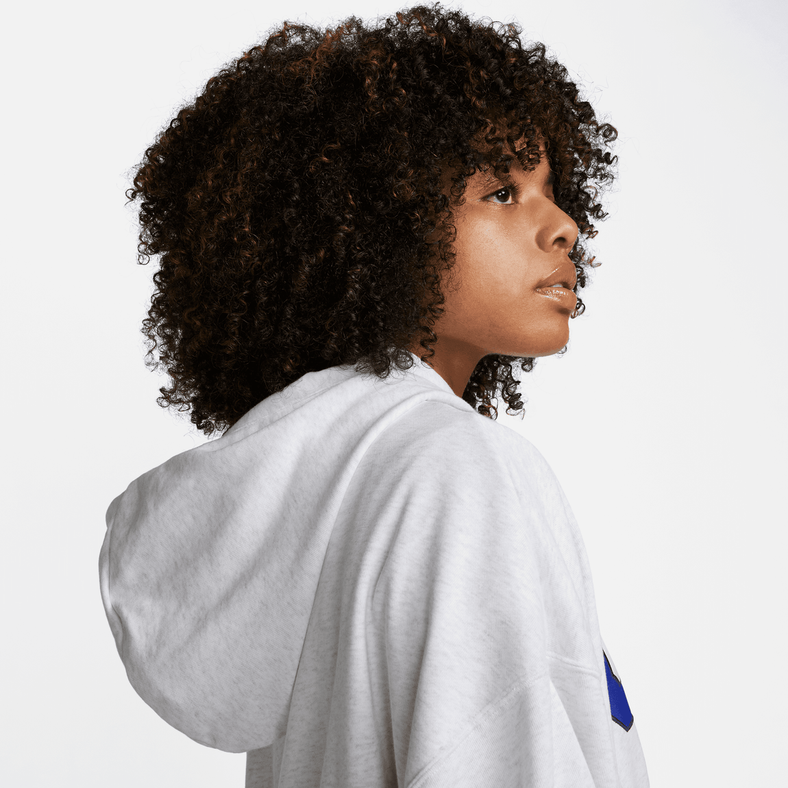 Women's Nike Sportswear Circa 96 Fleece Hoodie (Birch Heather) - Women's Nike Sportswear Circa 96 Fleece Hoodie (Birch Heather) - 
