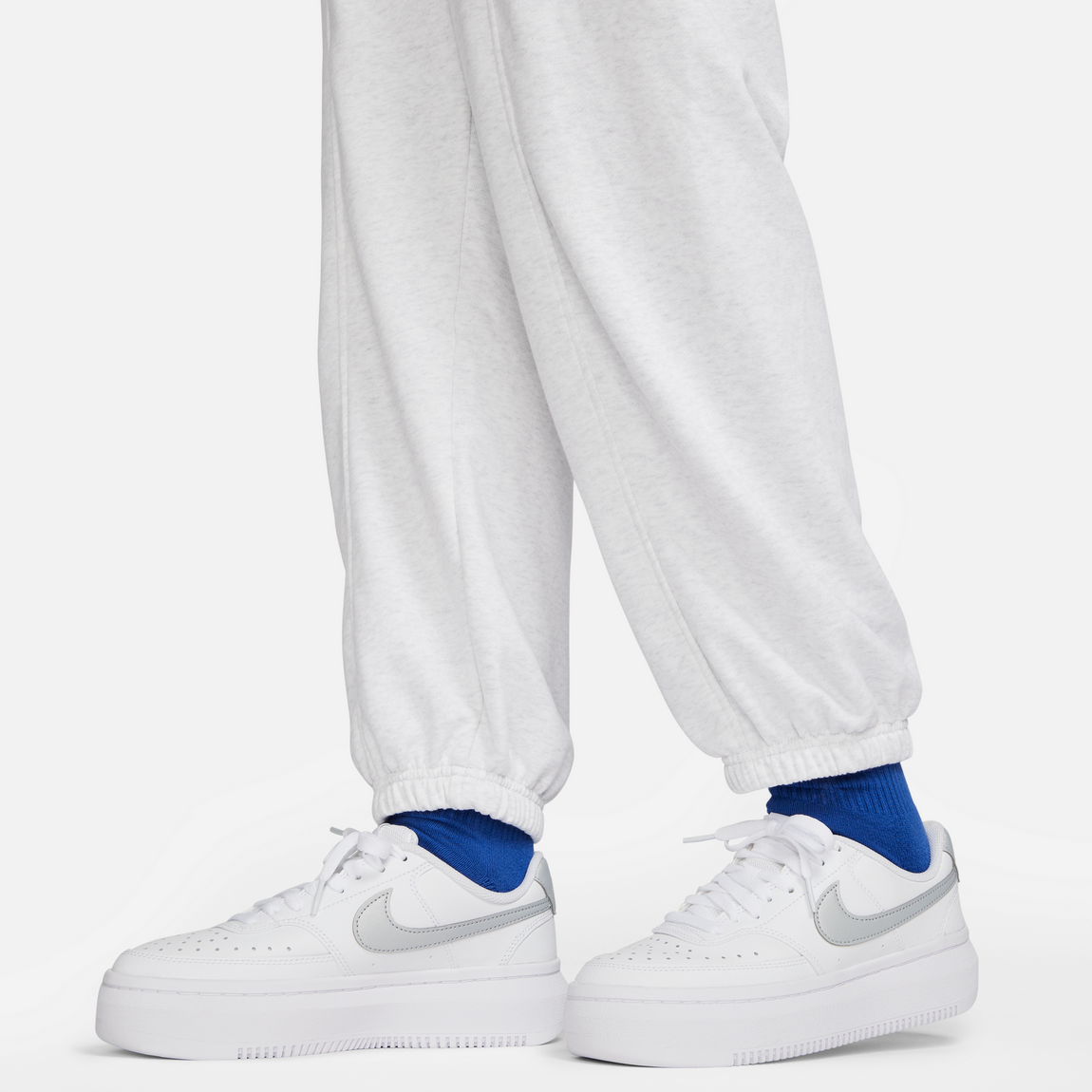 Women's Nike Sportswear Circa 96 High-Waisted Fleece Pants (Birch Heather) - Women's Nike Sportswear Circa 96 High-Waisted Fleece Pants (Birch Heather) - 