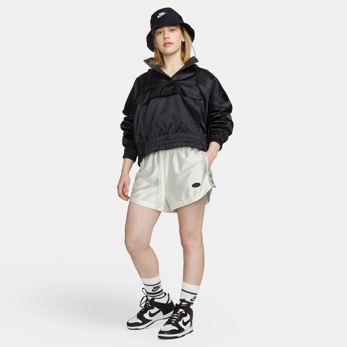 Women's Nike Sportswear Circa 96 Shorts (Sail/ Light Orewood Brown) - Women's Nike Sportswear Circa 96 Shorts (Sail/ Light Orewood Brown) - 