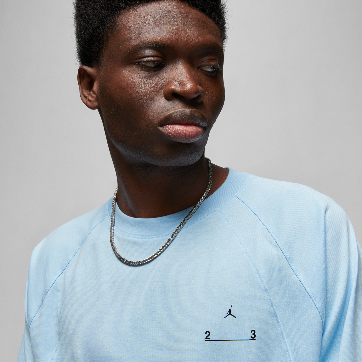 Jordan 23 Engineered Tee (Ice Blue) - Jordan 23 Engineered Tee (Ice Blue) - 