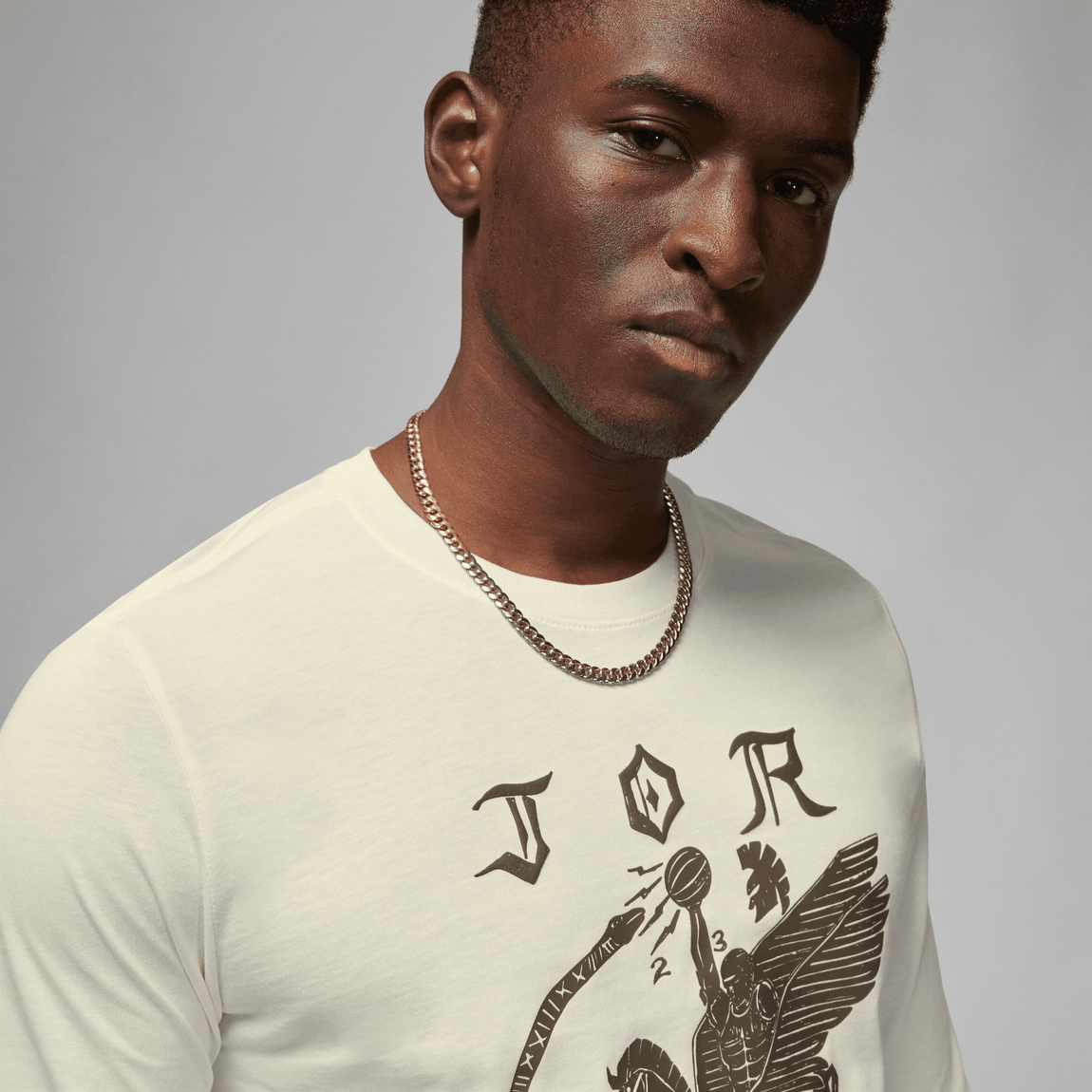 Jordan X Umar Rashid Artist Series Long Sleeve Tee (Sail) - Jordan X Umar Rashid Artist Series Long Sleeve Tee (Sail) - 