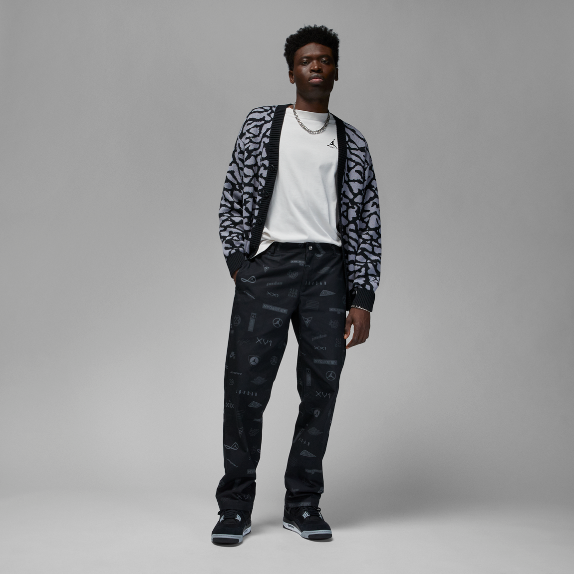 Jordan Flight Heritage 85 LS Tee (Phantom) - Jordan Flight Heritage 85 LS Tee (Phantom) - 