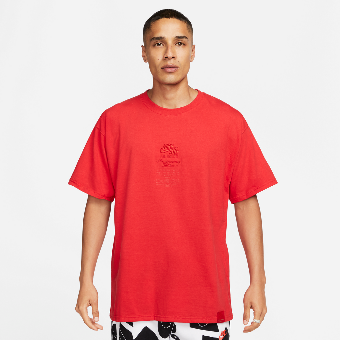 Nike Sportswear AF1 40th Anniversary Tee (University Red) - Nike Sportswear AF1 40th Anniversary Tee (University Red) - 