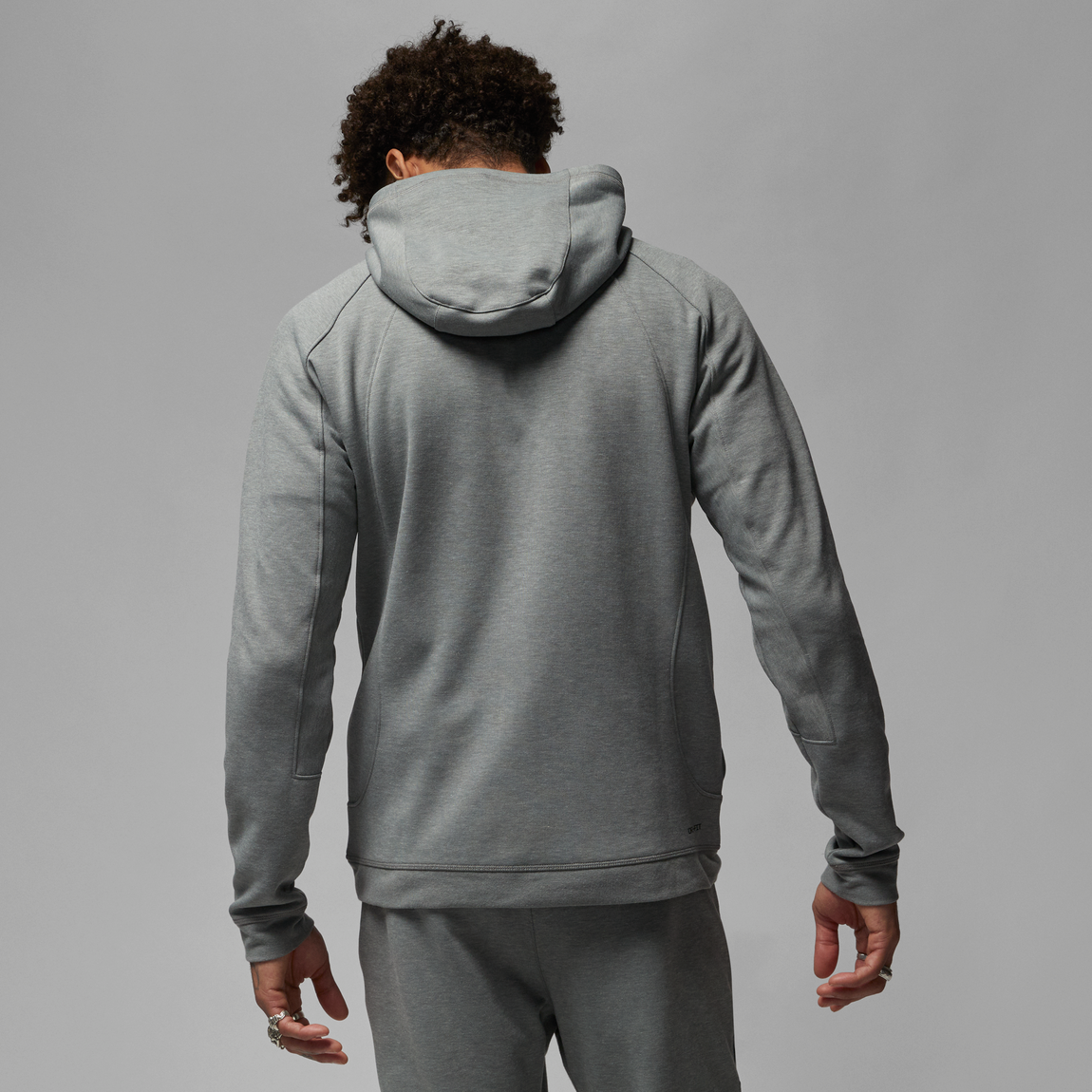 Jordan Dri-Fit Sport Jacket (Dk Grey Heather/Black) - Jordan Dri-Fit Sport Jacket (Dk Grey Heather/Black) - 