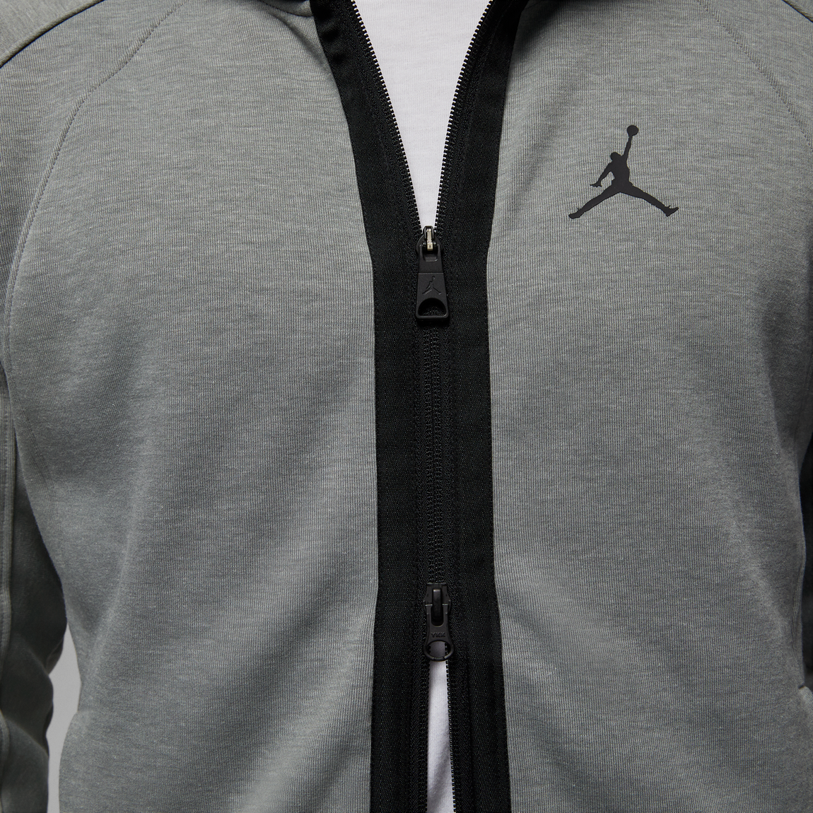 Jordan Dri-Fit Sport Jacket (Dk Grey Heather/Black) - Jordan Dri-Fit Sport Jacket (Dk Grey Heather/Black) - 