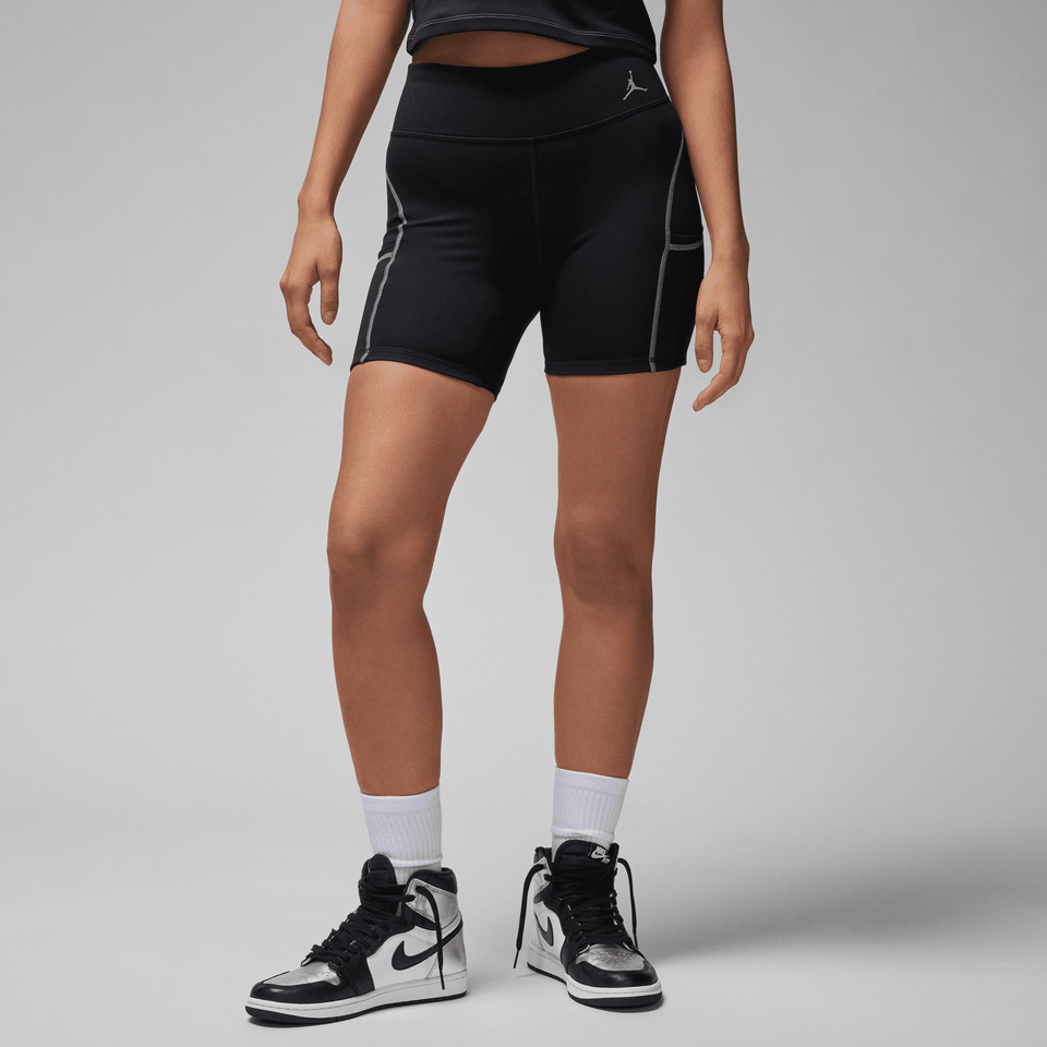 Women's Jordan Sport Short Leggings (Black/Stealth) - Women's - Bottoms
