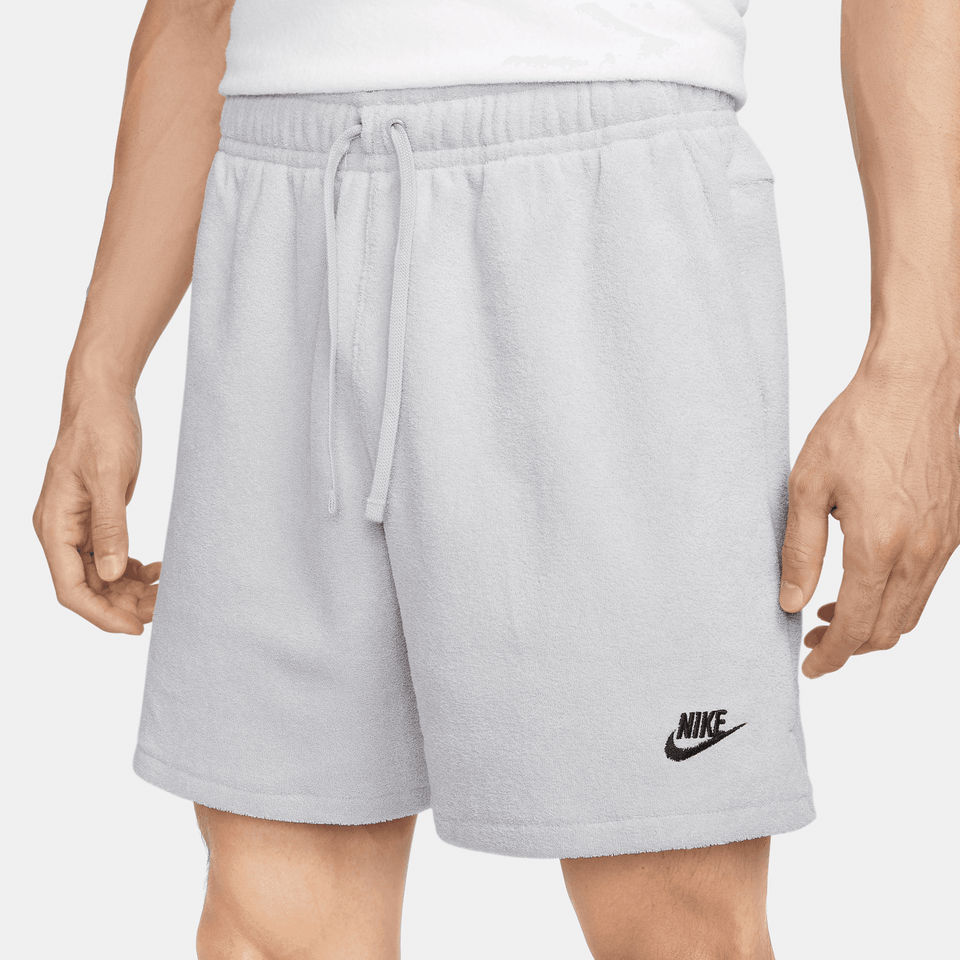 Nike Club Fleece Shorts (Wolf Grey/Black) - Men's - Bottoms