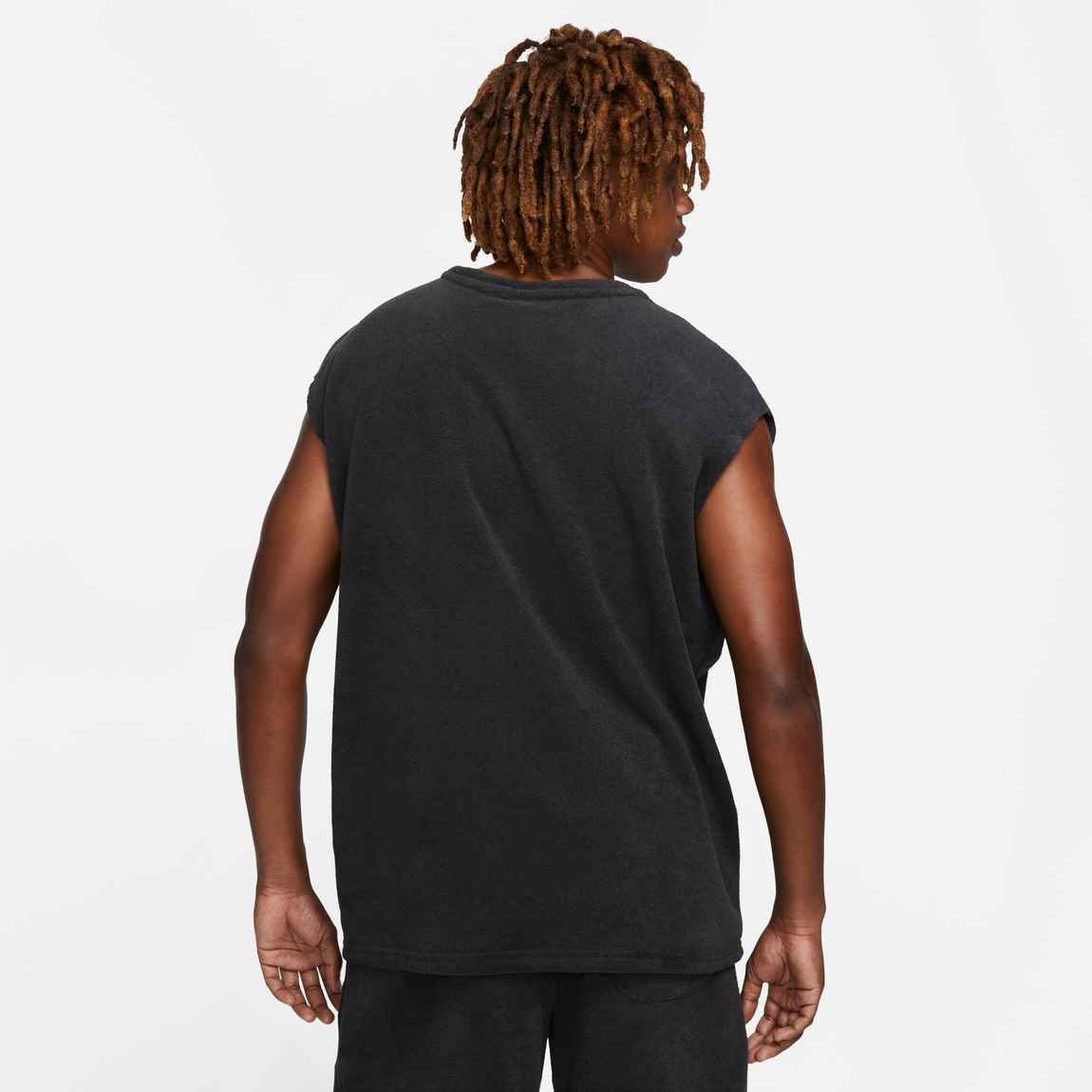 Nike Sportswear Club Fleece Terry Sleeveless Top (Black) - Nike Sportswear Club Fleece Terry Sleeveless Top (Black) - 