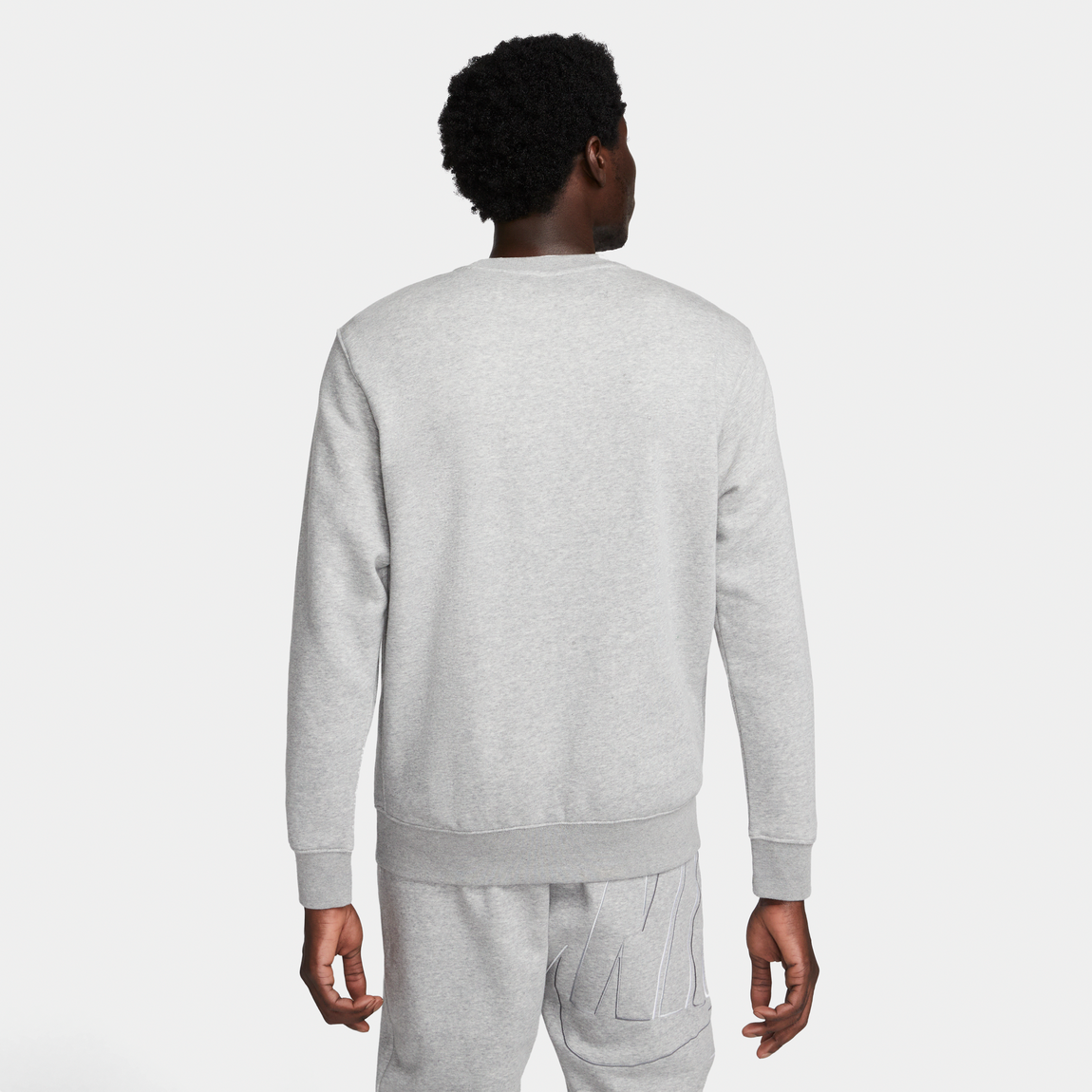 Nike Club Fleece+ Crewneck (Dk. Heather Grey) - Nike Club Fleece+ Crewneck (Dk. Heather Grey) - 