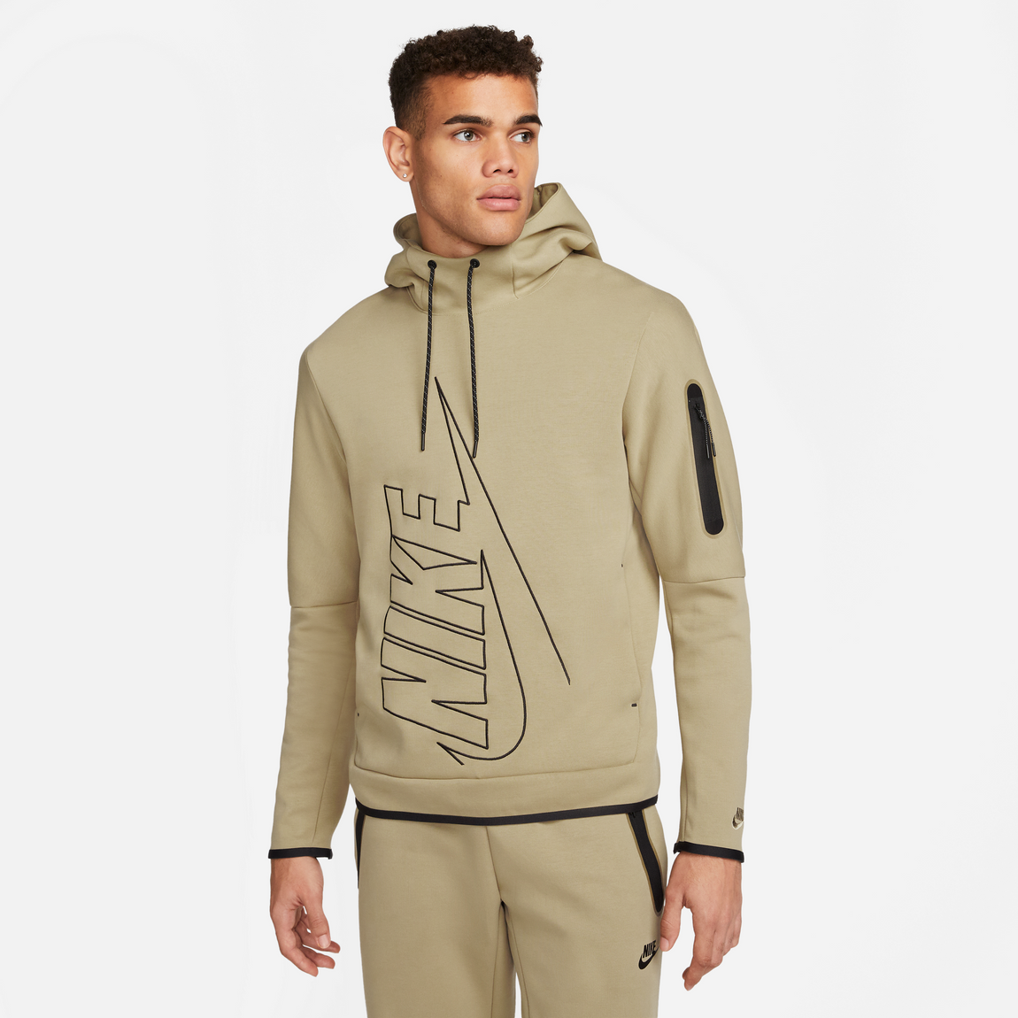 monster Bestudeer Verhogen Nike Tech Fleece Hoodie (Khaki/Khaki) – Centre