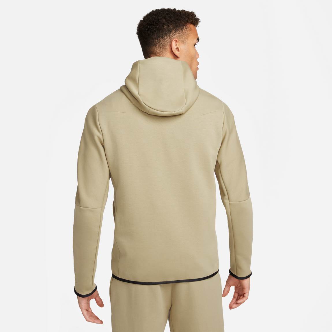 Nike Tech Fleece Hoodie (Khaki/Khaki) - Nike Tech Fleece Hoodie (Khaki/Khaki) - 