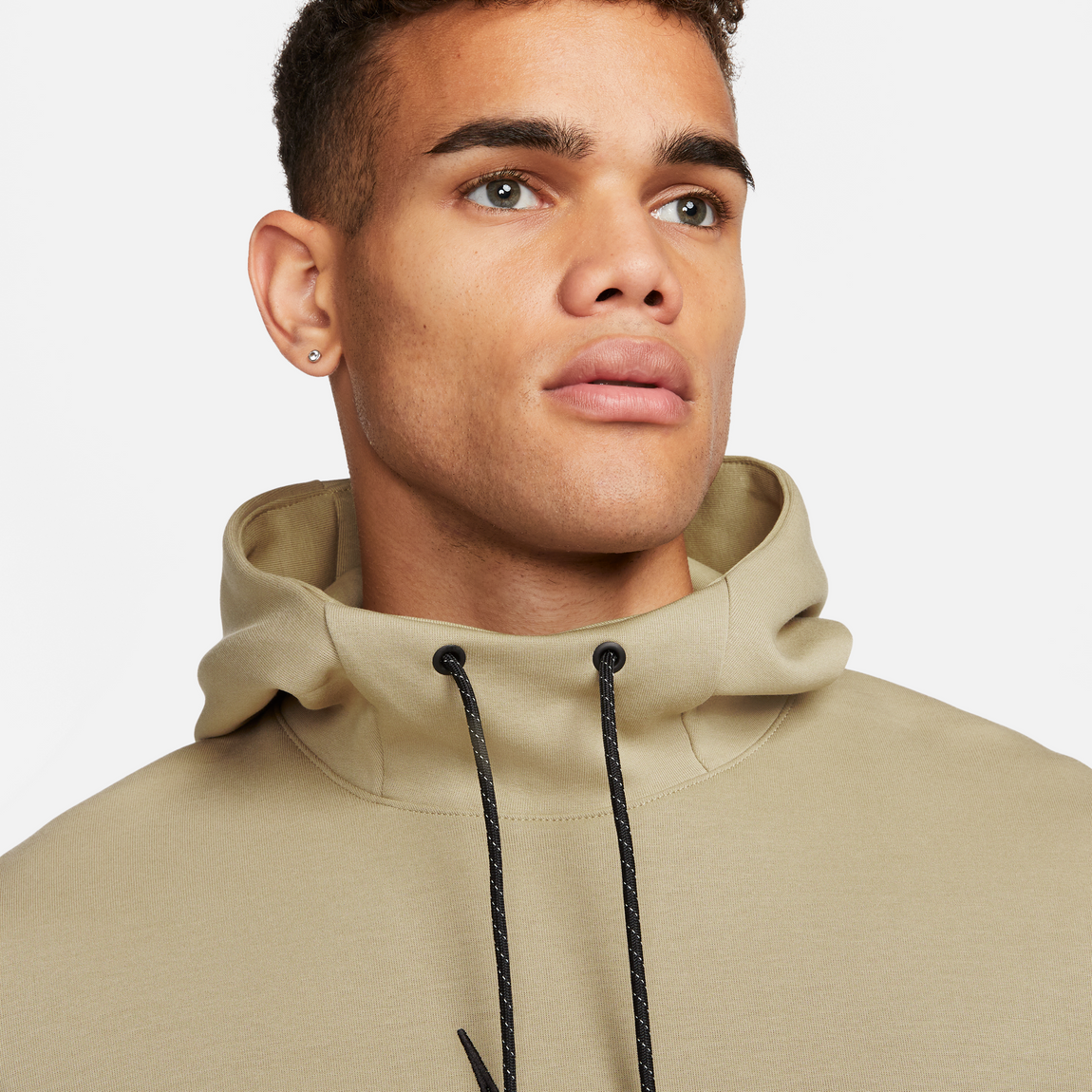 Nike Tech Fleece Hoodie (Khaki/Khaki) - Nike Tech Fleece Hoodie (Khaki/Khaki) - 
