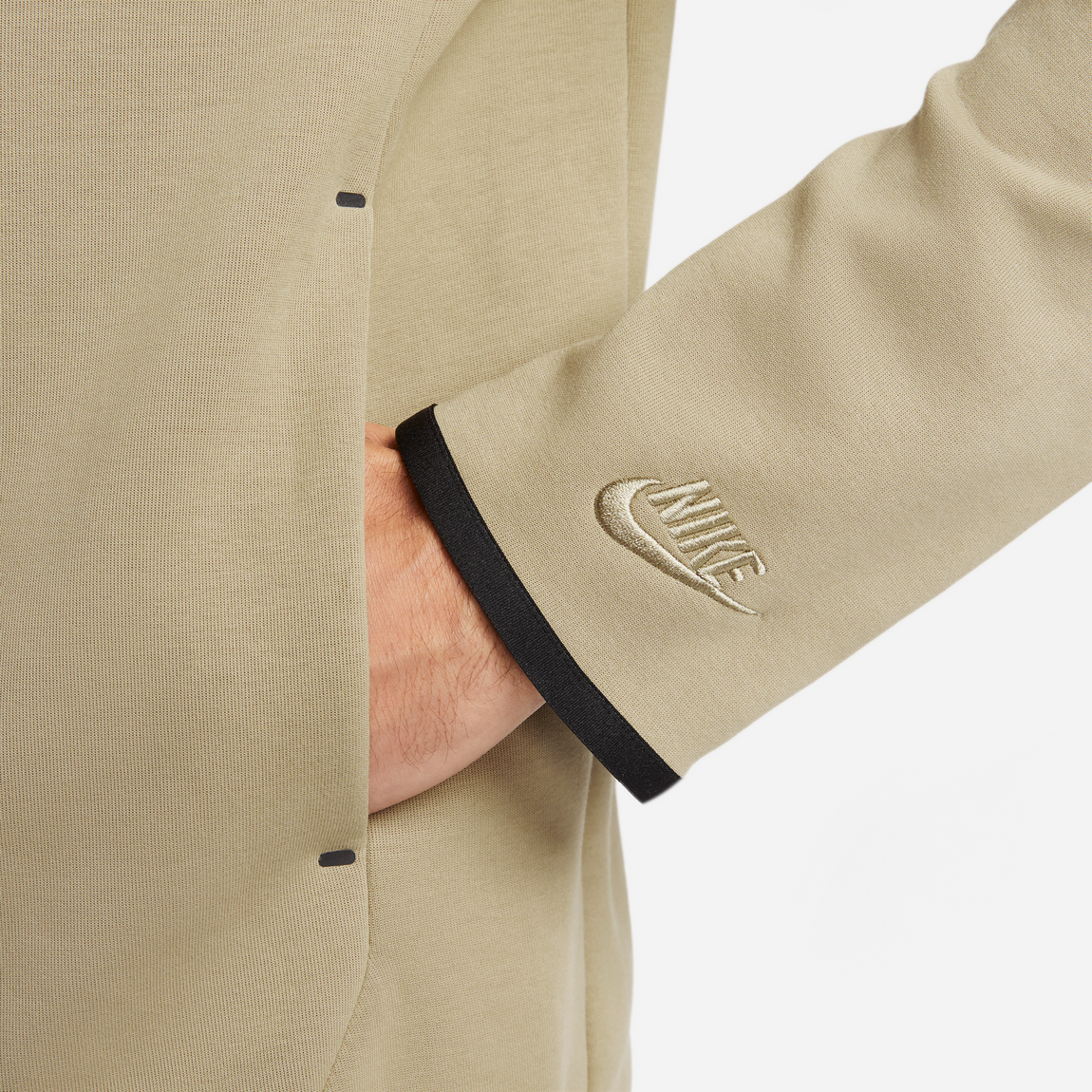 Nike Tech Fleece Hoodie (Khaki/Khaki) - Nike Tech Fleece Hoodie (Khaki/Khaki) - 