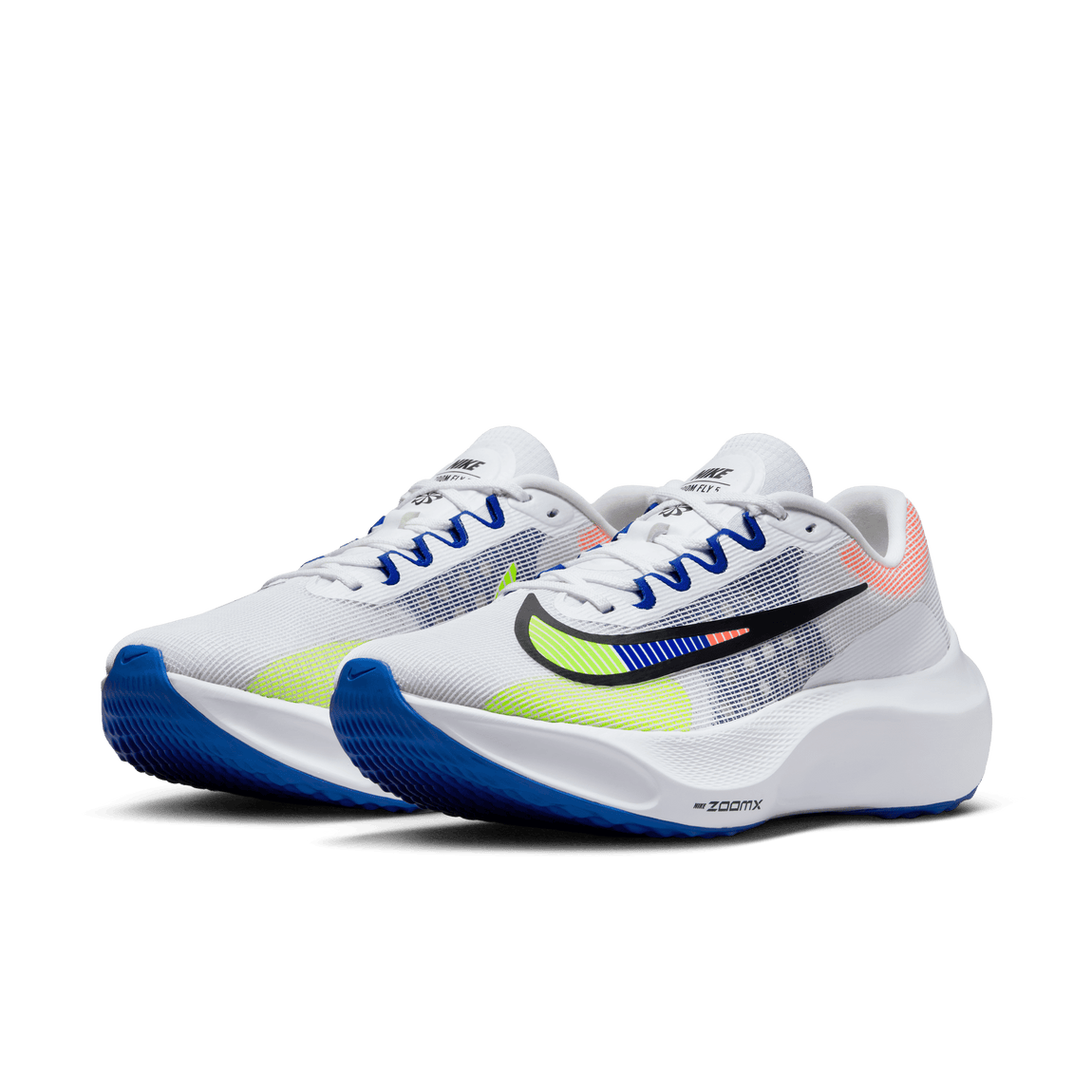 Nike Zoom Fly PRM (White/Black-Racer Blue-Bright Crimson) - Nike Zoom Fly PRM (White/Black-Racer Blue-Bright Crimson) - 