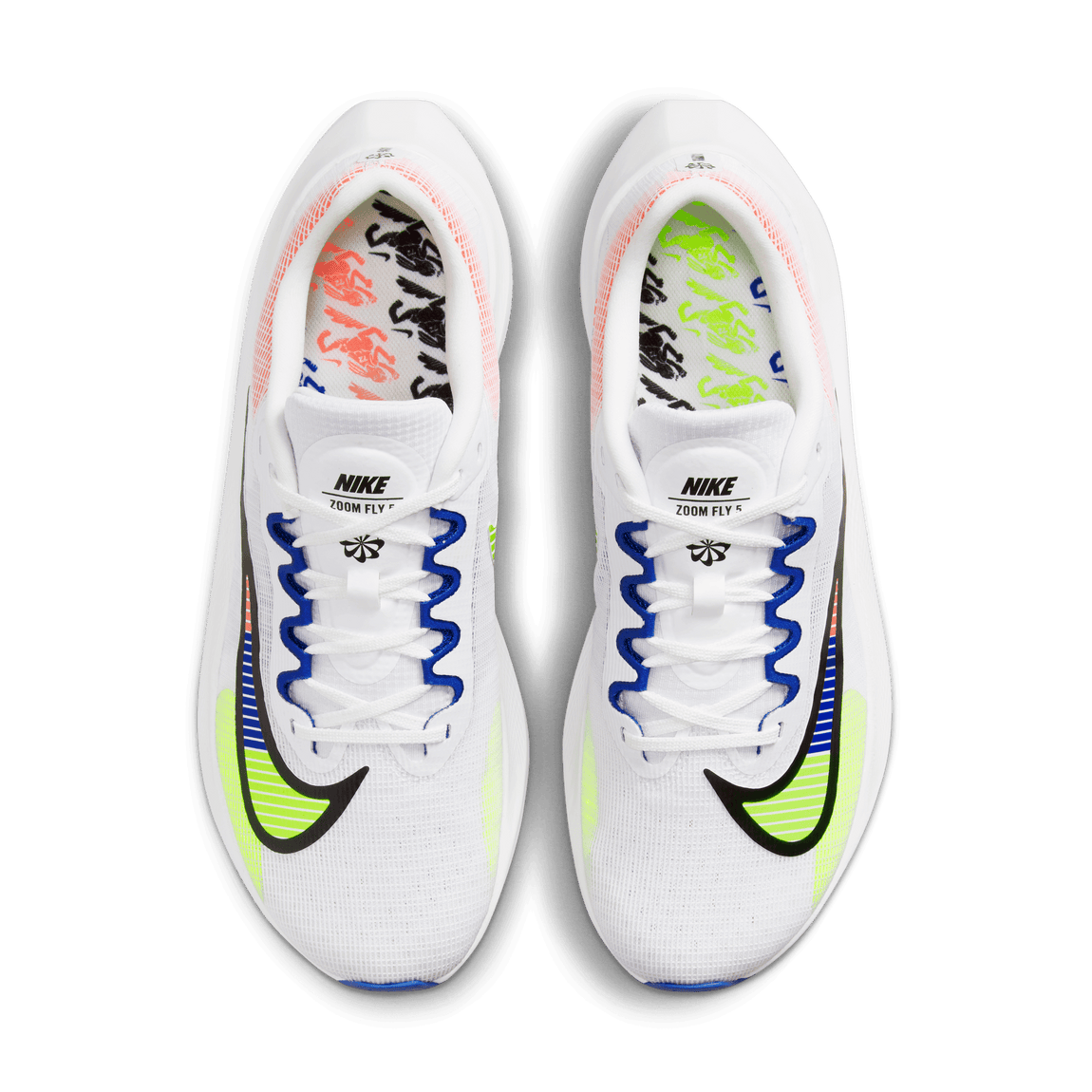 Nike Zoom Fly PRM (White/Black-Racer Blue-Bright Crimson) - Nike Zoom Fly PRM (White/Black-Racer Blue-Bright Crimson) - 