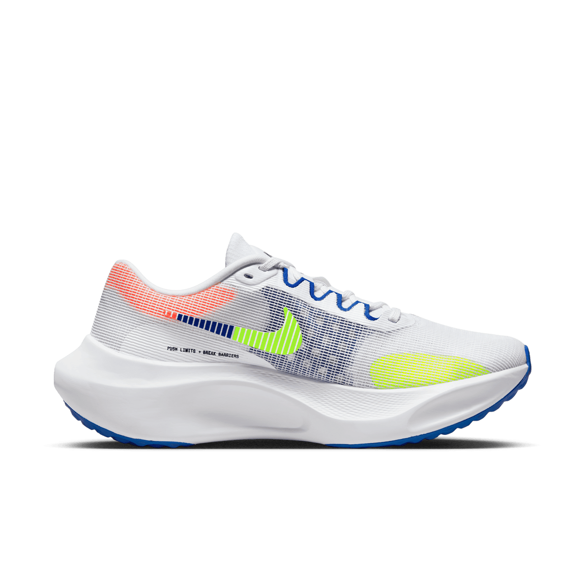 Nike Zoom Fly PRM (White/Black-Racer Blue-Bright Crimson) - Nike Zoom Fly PRM (White/Black-Racer Blue-Bright Crimson) - 