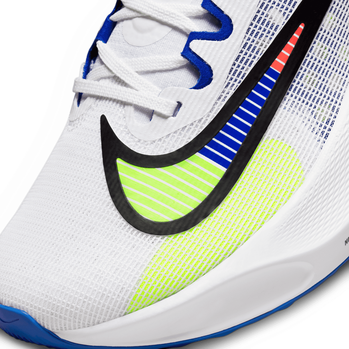 Nike Zoom Fly PRM (White/Black-Racer Blue-Bright Crimson) - Nike Zoom Fly PRM (White/Black-Racer Blue-Bright Crimson) - 