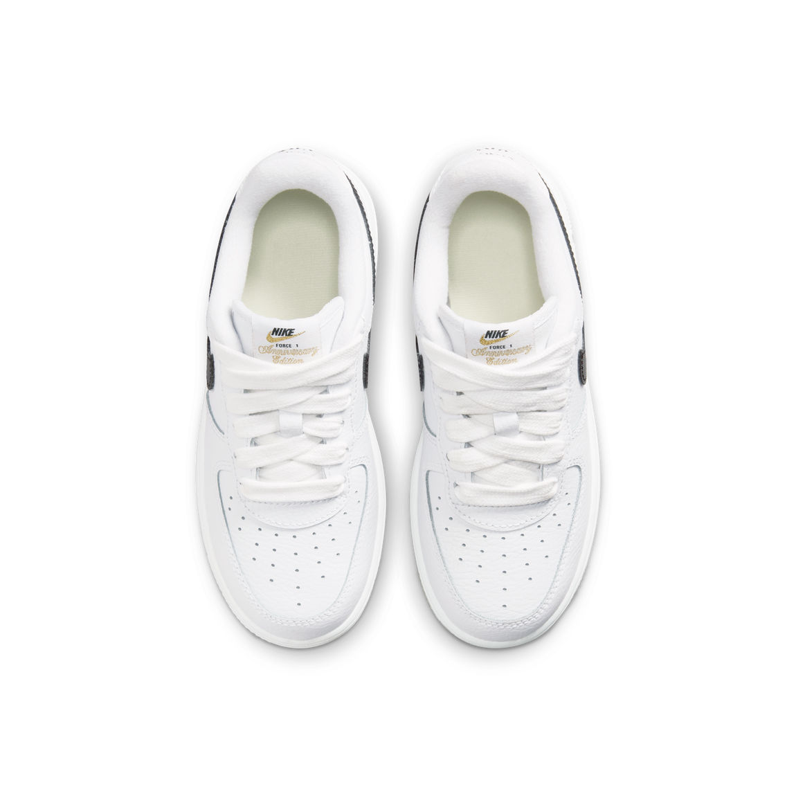 Nike Air Force 1 Premium PS (White/Black/Metallic Gold-Coconut Milk) - Nike Air Force 1 Premium PS (White/Black/Metallic Gold-Coconut Milk) - 