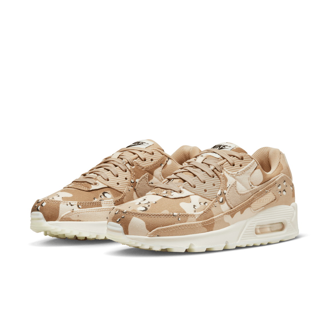 Nike Women's Air Max 90 (Hemp/Light Soft Pink/Sail-Velvet Brown) - Nike Women's Air Max 90 (Hemp/Light Soft Pink/Sail-Velvet Brown) - 