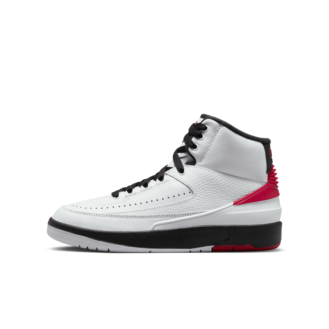 Air Jordan 2 Retro GS (White/Varsity Red-Black) - Air Jordan 2 Retro GS (White/Varsity Red-Black) - 
