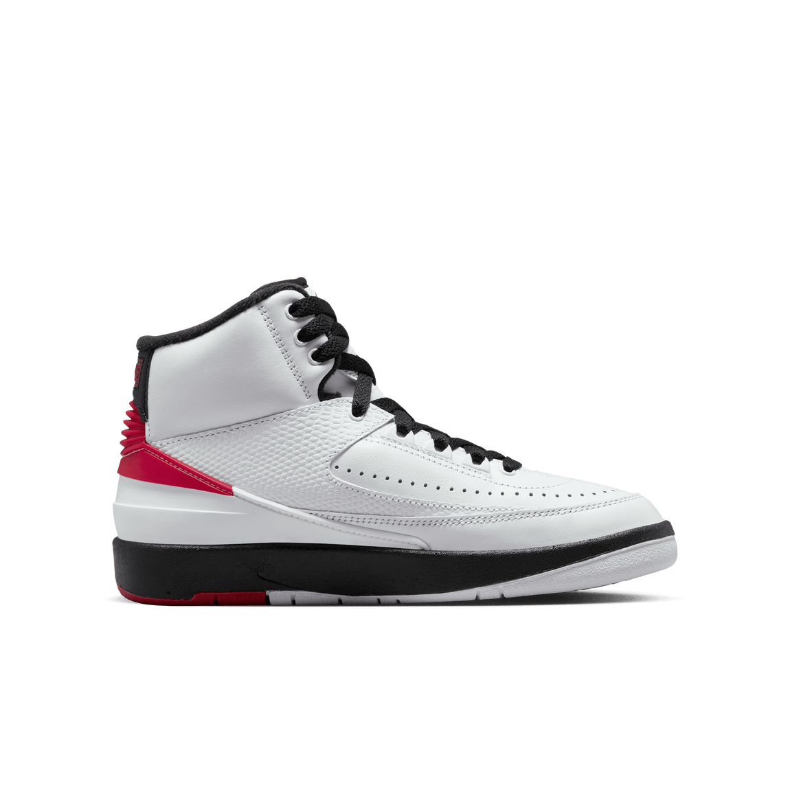 Air Jordan 2 Retro GS (White/Varsity Red-Black) - Air Jordan 2 Retro GS (White/Varsity Red-Black) - 