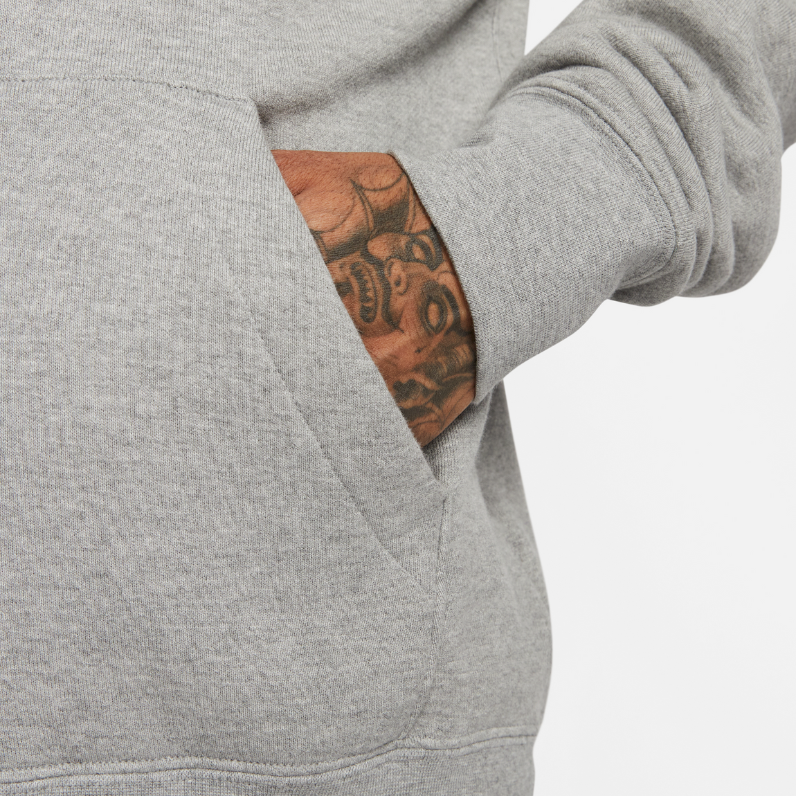 Nike X NOCTA Hoodie (Dark Grey Heather/Cobalt Tint) - Nike X NOCTA Hoodie (Dark Grey Heather/Cobalt Tint) - 