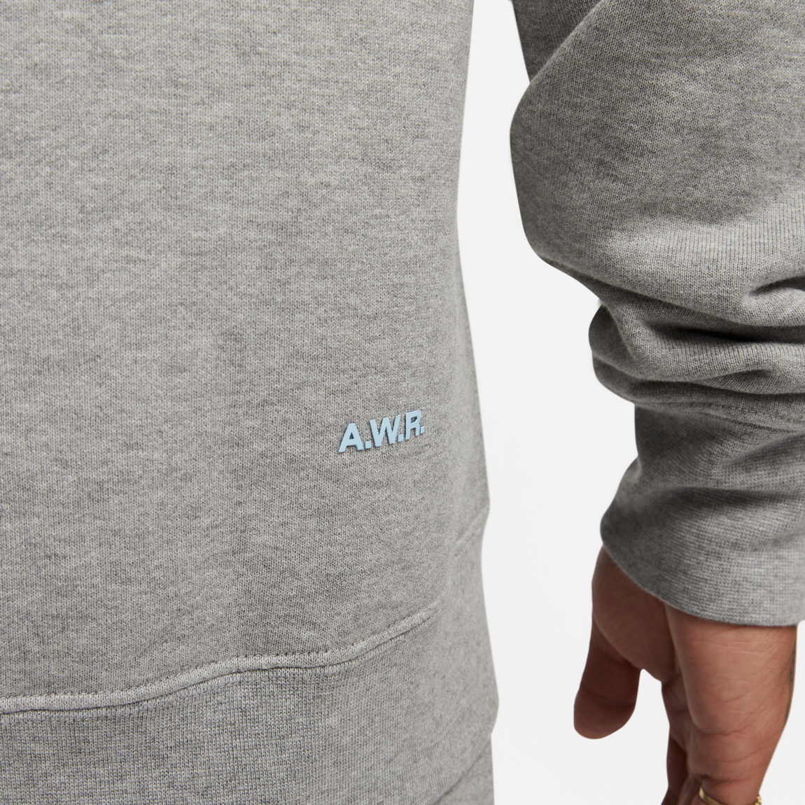 Nike X NOCTA Hoodie (Dark Grey Heather/Cobalt Tint) - Nike X NOCTA Hoodie (Dark Grey Heather/Cobalt Tint) - 