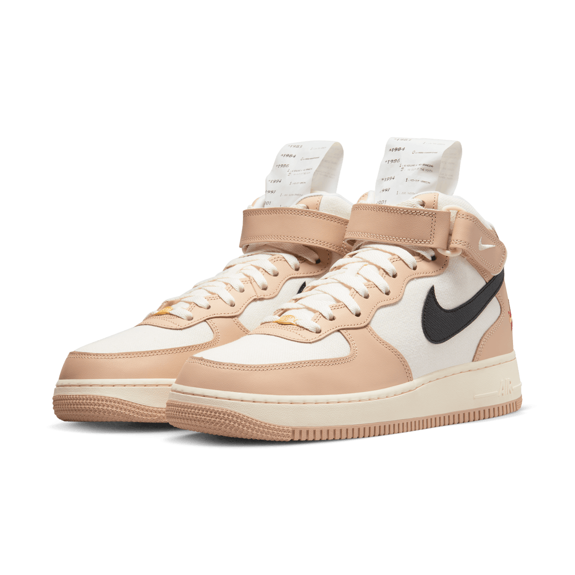 Nike Air Force 1 Mid '07 LX (Shimmer/Black/Pale Ivory-Coconut Milk) - Nike Air Force 1 Mid '07 LX (Shimmer/Black/Pale Ivory-Coconut Milk) - 