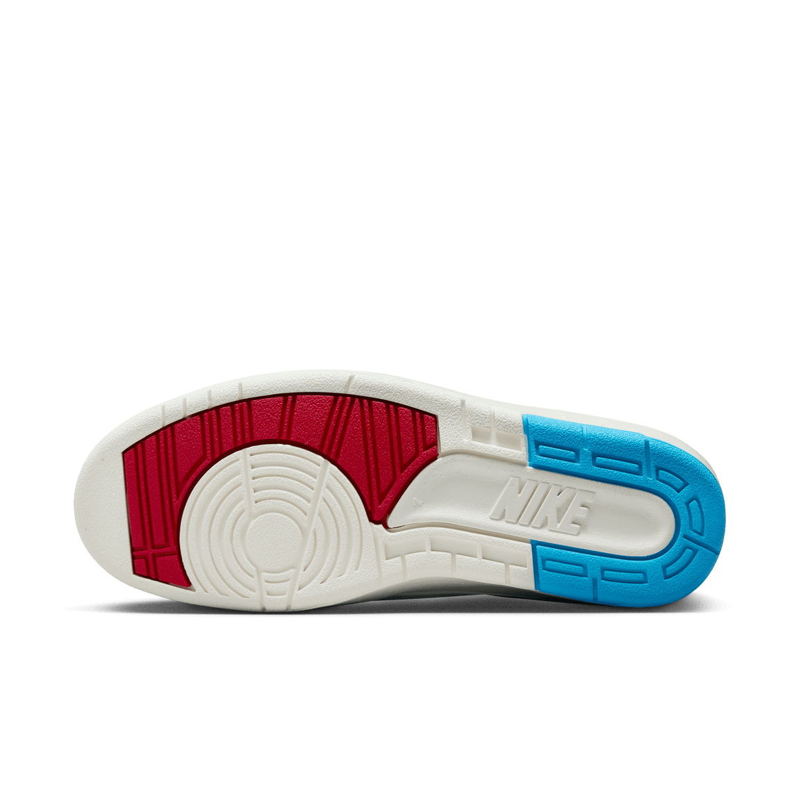 Women's Air Jordan 2 Retro Low (White/Gym Red/Dark Powder Blue-Sail) - Women's Air Jordan 2 Retro Low (White/Gym Red/Dark Powder Blue-Sail) - 