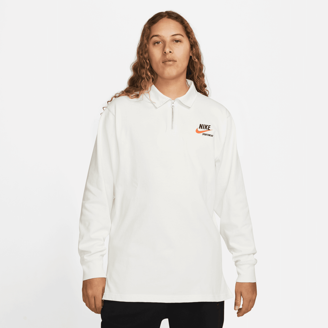 Nike Sportswear Trend Rugby Top (Sail/Sail) - Nike Sportswear Trend Rugby Top (Sail/Sail) - 