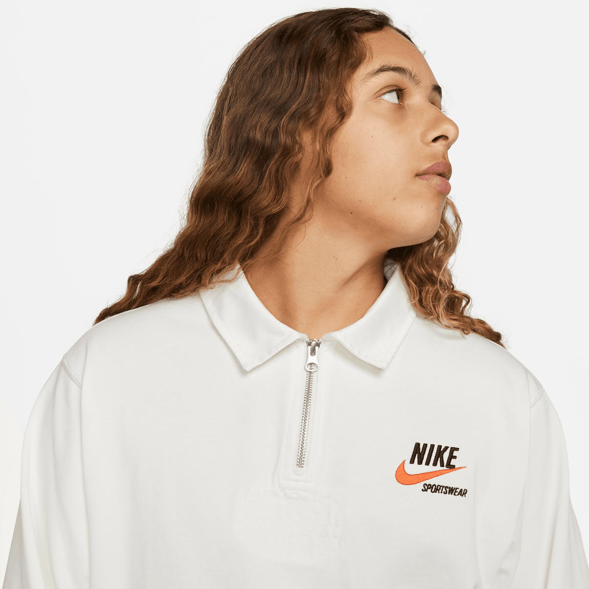 Nike Sportswear Trend Rugby Top (Sail/Sail) - Nike Sportswear Trend Rugby Top (Sail/Sail) - 
