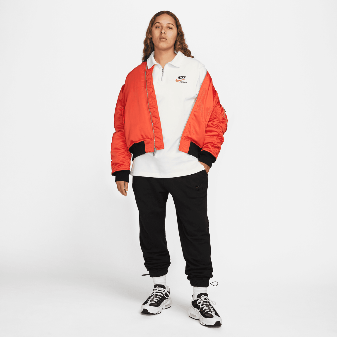 Nike Sportswear Trend Rugby Top (Sail/Sail) - Nike Sportswear Trend Rugby Top (Sail/Sail) - 