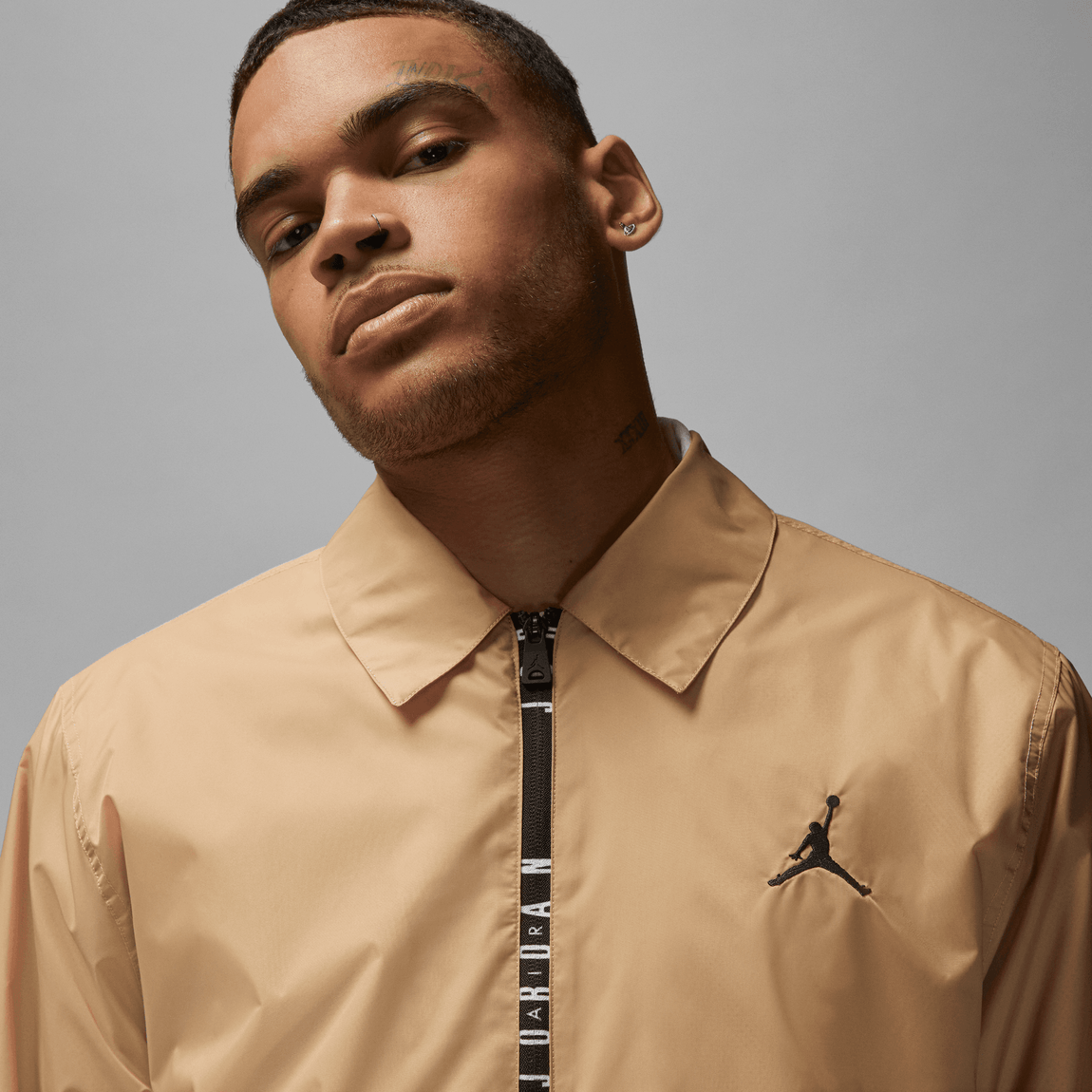 Jordan Essentials Track Jacket (Desert/Black) - Jordan Essentials Track Jacket (Desert/Black) - 