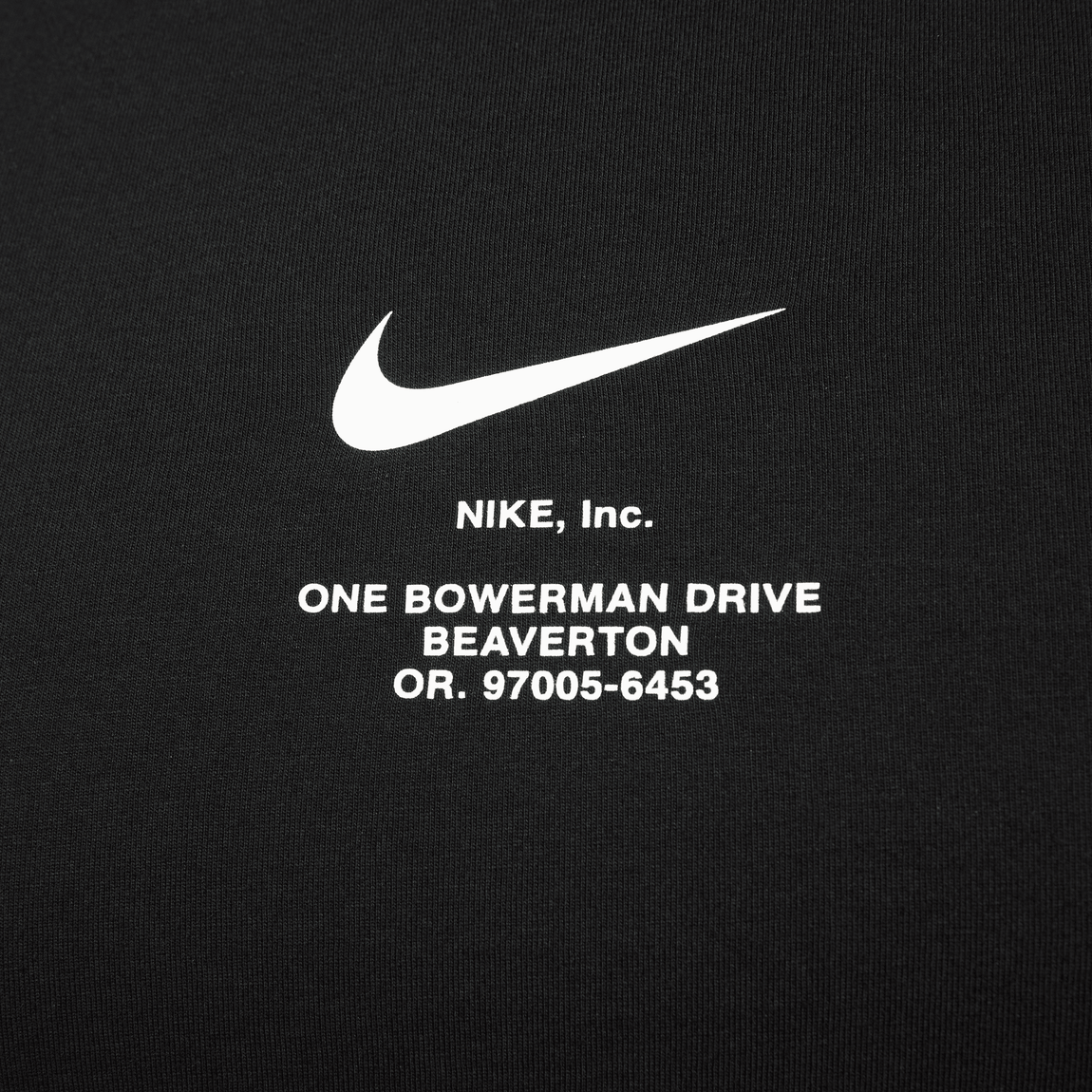 Nike NSW Big Swoosh Tee (Black/White) - Nike NSW Big Swoosh Tee (Black/White) - 