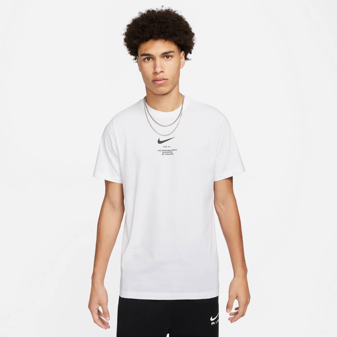 Nike Sportswear Big Swoosh Tee (White) - Nike Sportswear Big Swoosh Tee (White) - 