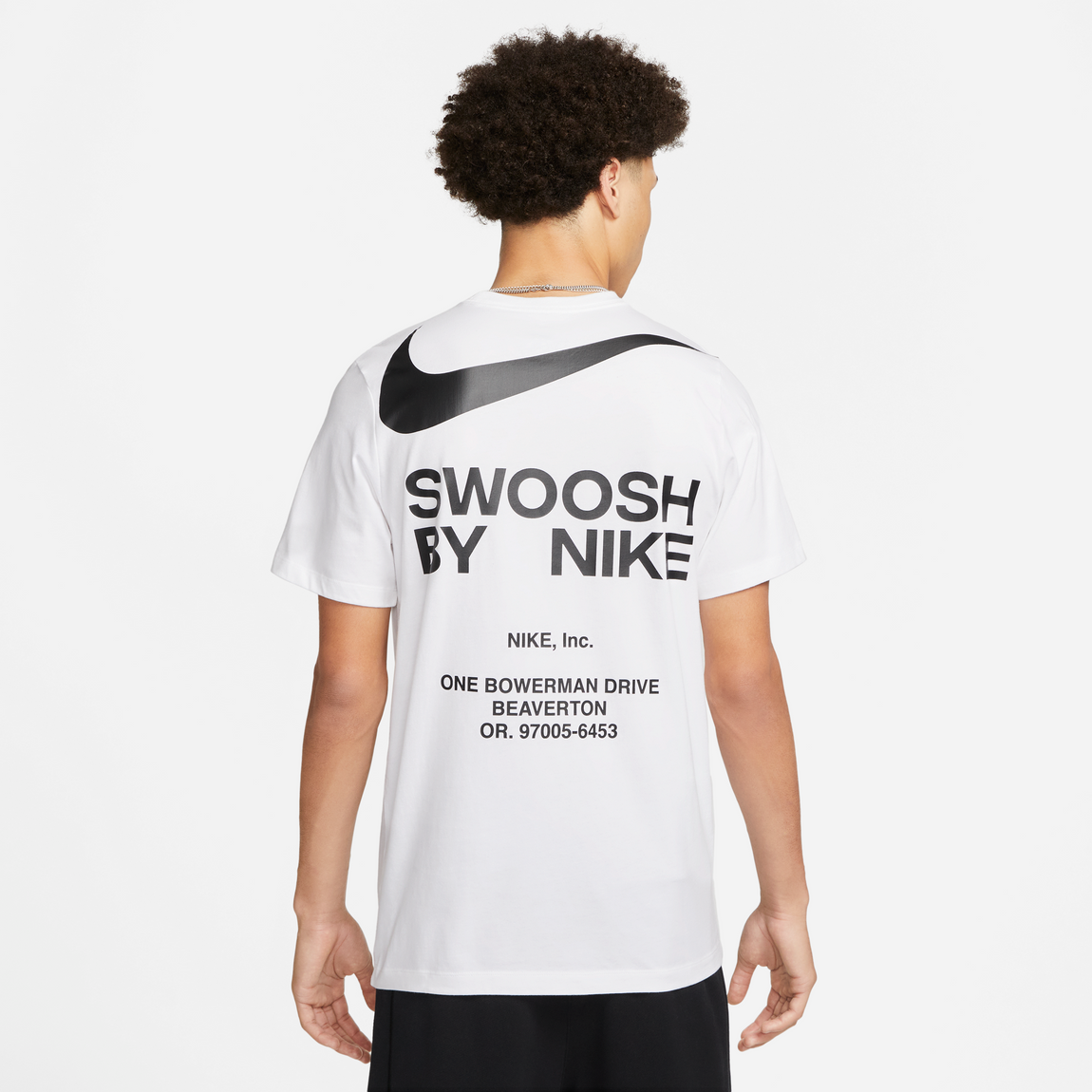 Nike Sportswear Big Swoosh Tee (White) - Nike Sportswear Big Swoosh Tee (White) - 