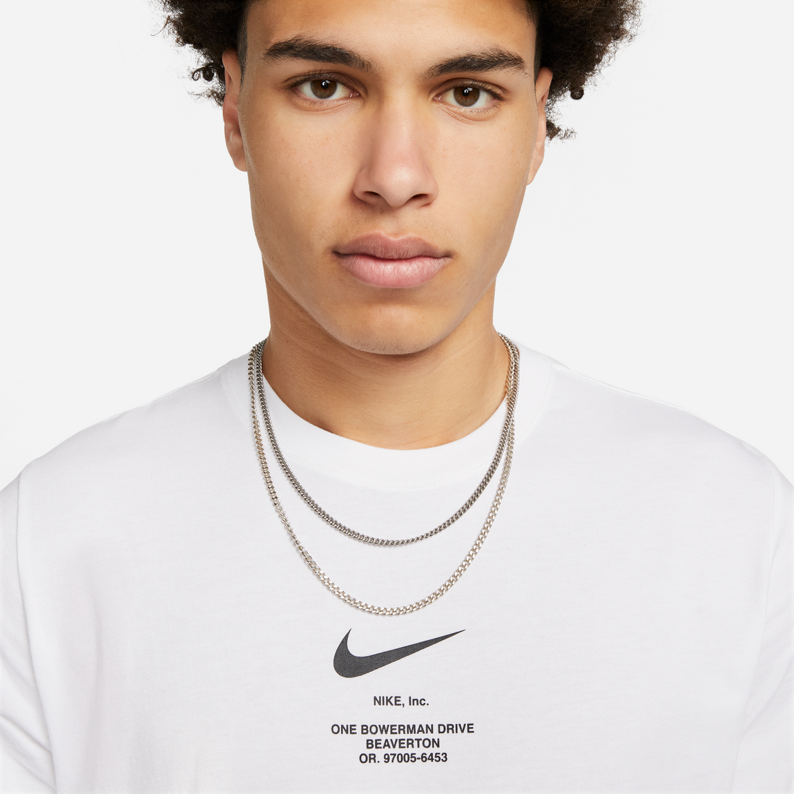 Nike Sportswear Big Swoosh Tee (White) - Nike Sportswear Big Swoosh Tee (White) - 