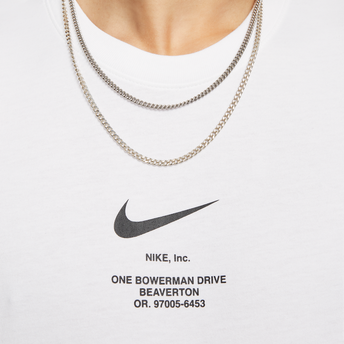 Nike Sportswear Big Swoosh Tee (White) - Nike Sportswear Big Swoosh Tee (White) - 