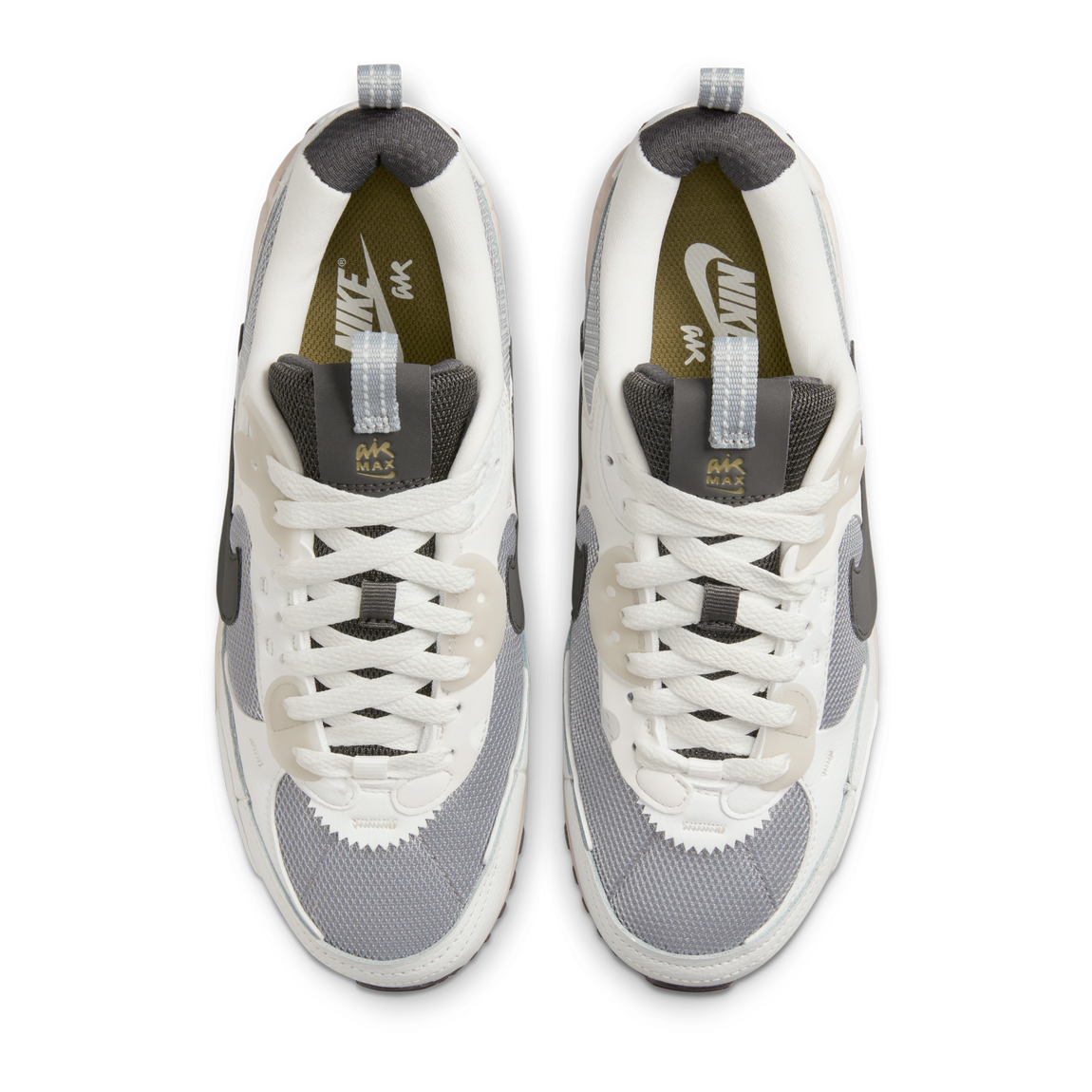 Nike Women's Air Max 90 Futura (Wolf Grey/Medium Ash-Summit White) - Nike Women's Air Max 90 Futura (Wolf Grey/Medium Ash-Summit White) - 