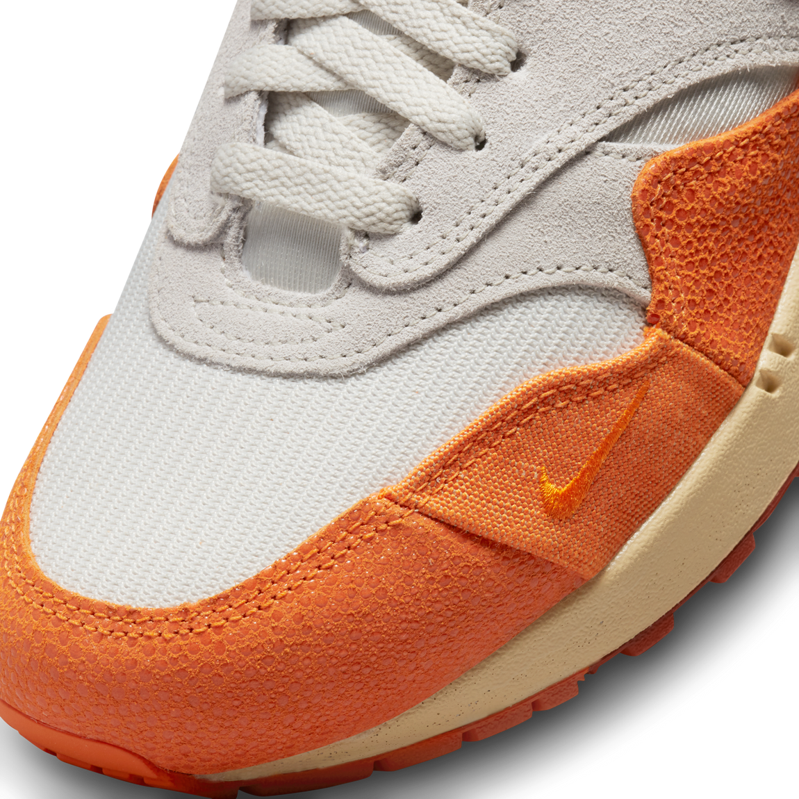 Nike Women's Air Max 1 (Light Bone/Magma Orange-Neutral Grey) - Nike Women's Air Max 1 (Light Bone/Magma Orange-Neutral Grey) - 