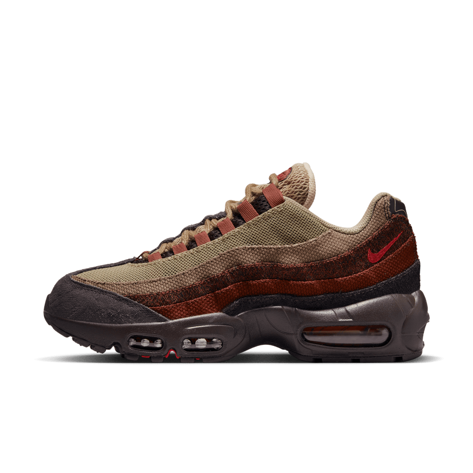Nike Women's Air Max 95 (Brown Basalt/University Red-Oxen Brown) - nick30!